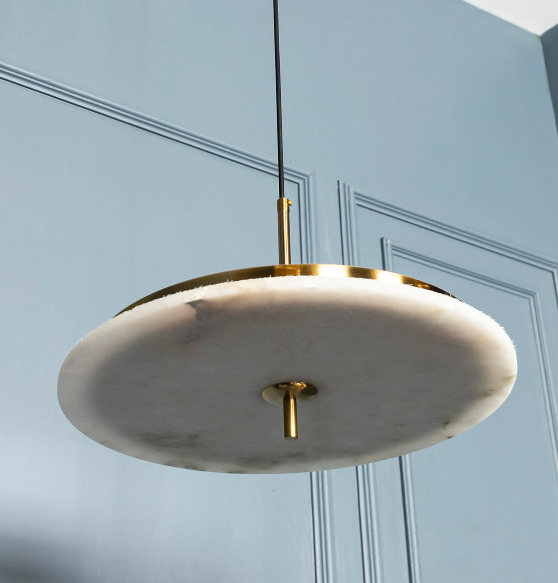 Delhi Marble Antique Led Pendant Light Chandelier 40 Cm - Heka Lighting & Trading Limited