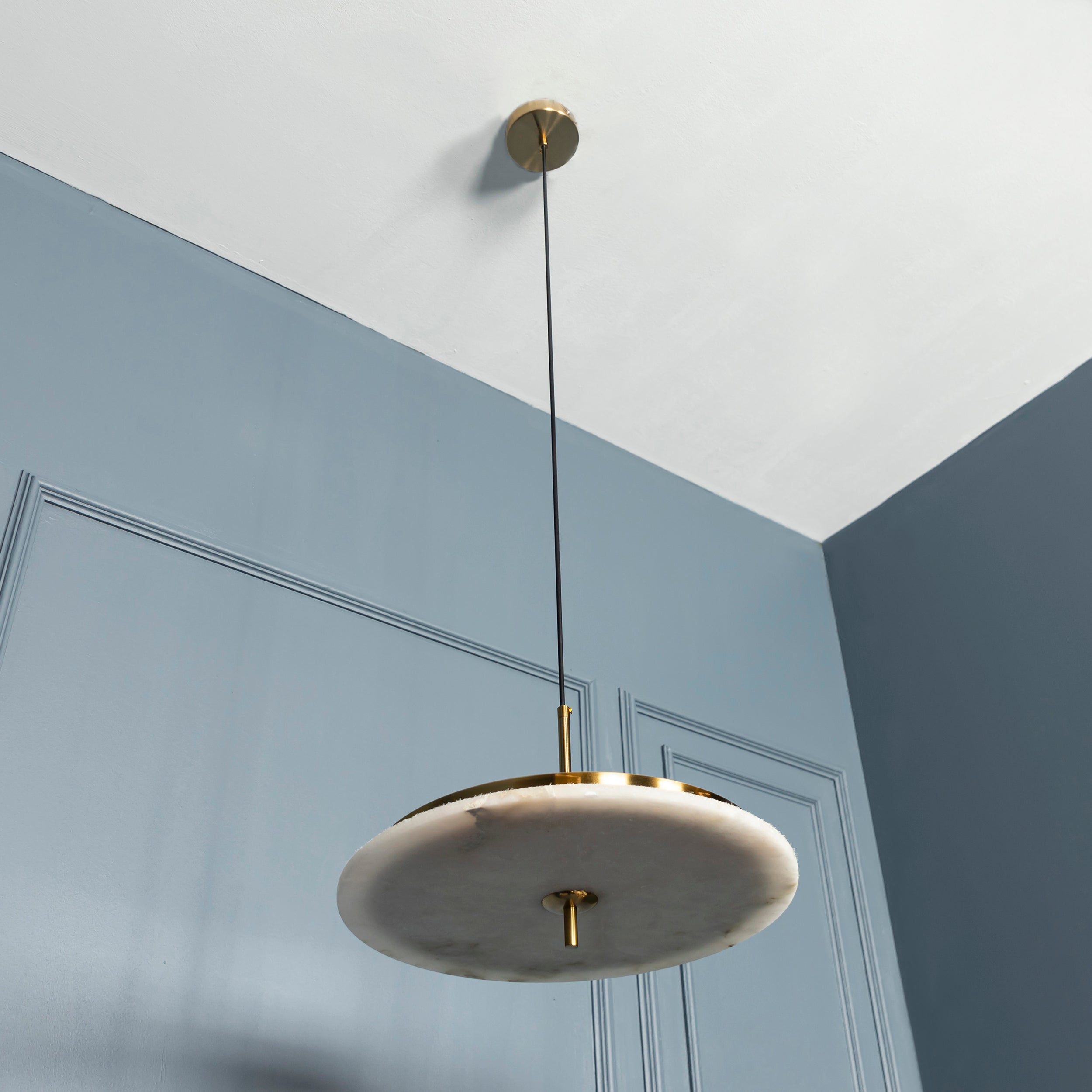 Delhi Marble Antique Led Pendant Light Chandelier 40 Cm - Heka Lighting & Trading Limited