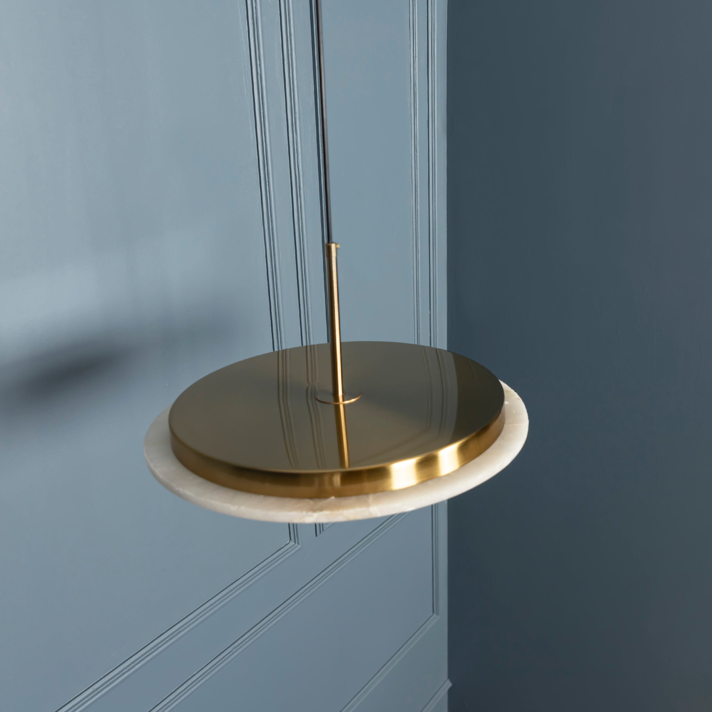 Delhi Marble Antique Led Pendant Light Chandelier 40 Cm - Heka Lighting & Trading Limited