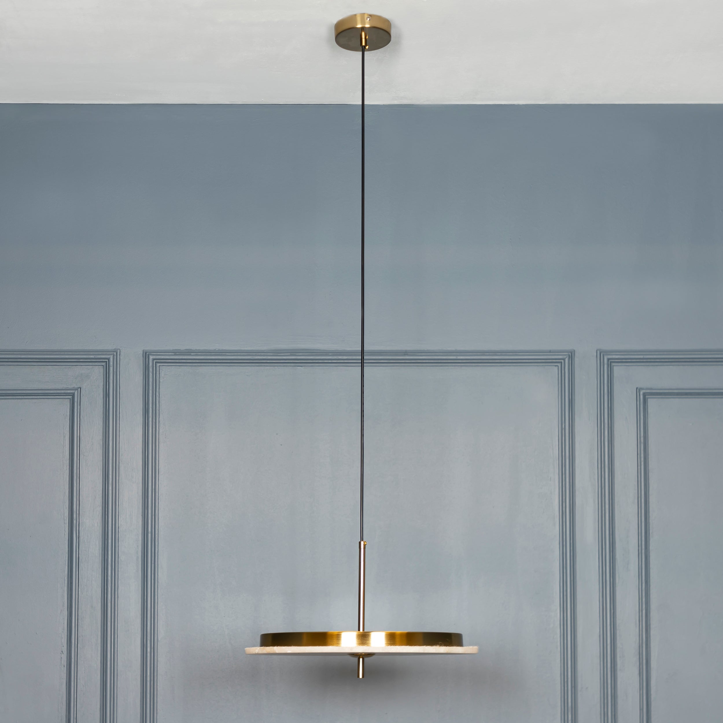 Delhi Marble Antique Led Pendant Light Chandelier 40 Cm - Heka Lighting & Trading Limited