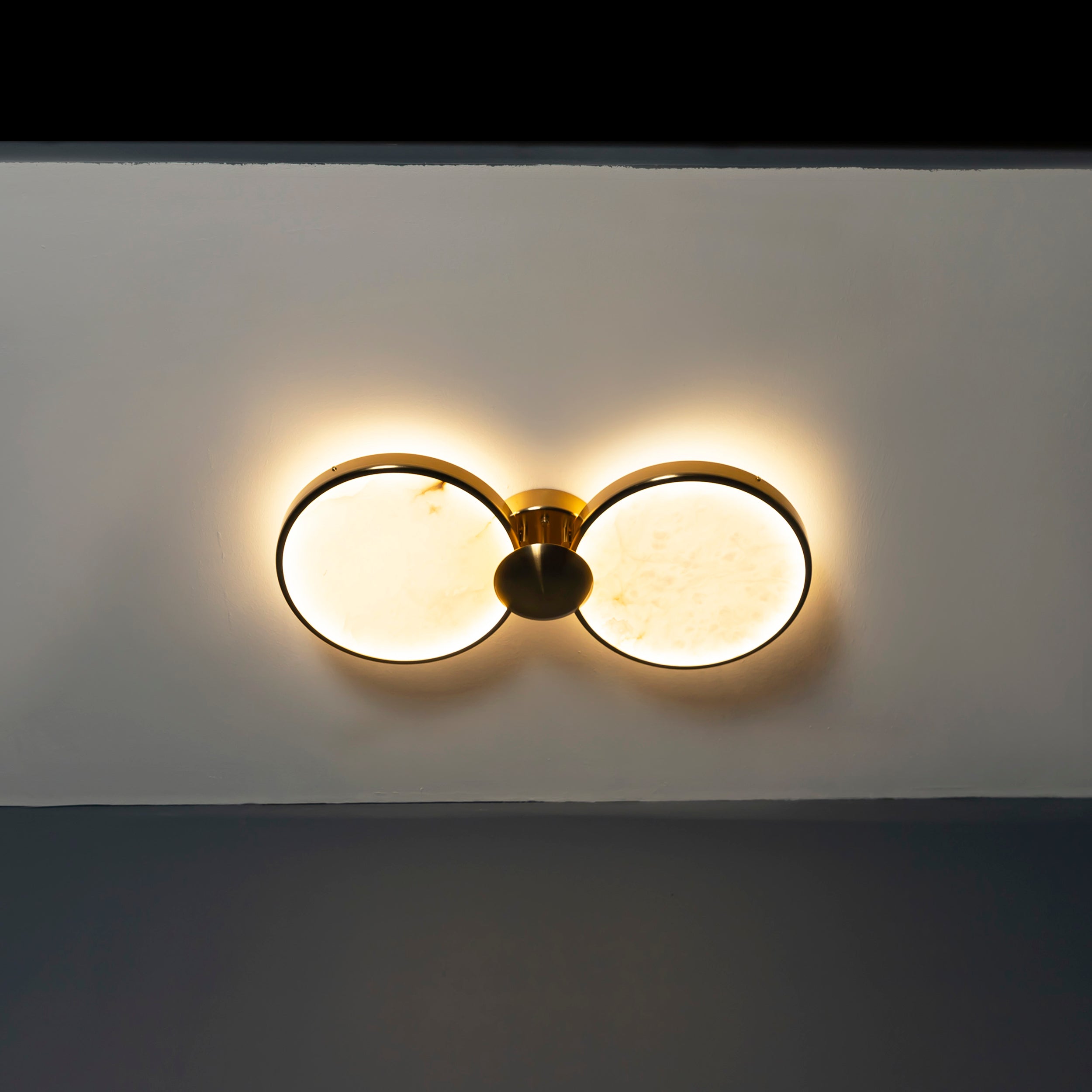 Rabat 2-Piece Marble Antique Plafonier Chandelier | Modern Decorative Lighting For Homes & Hotels