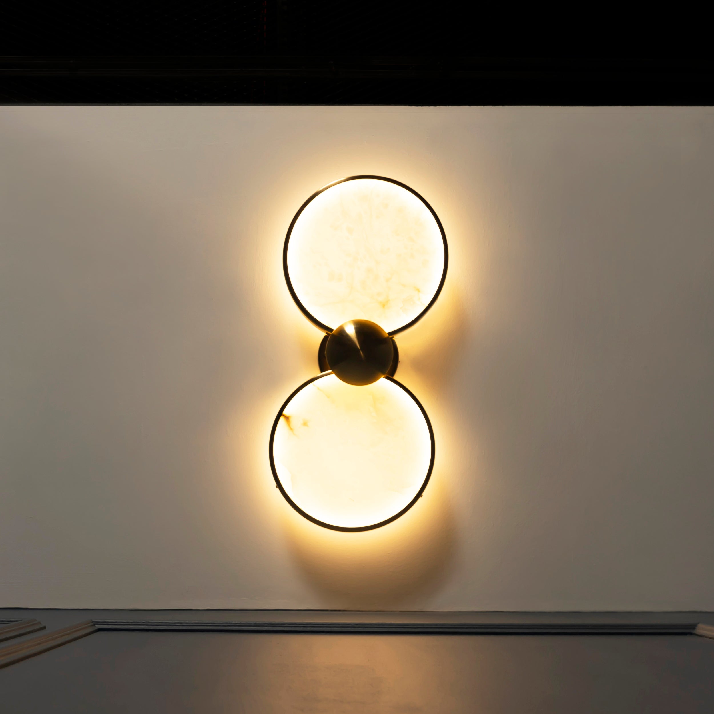 Rabat 2-Piece Marble Antique Plafonier Chandelier | Modern Decorative Lighting For Homes & Hotels