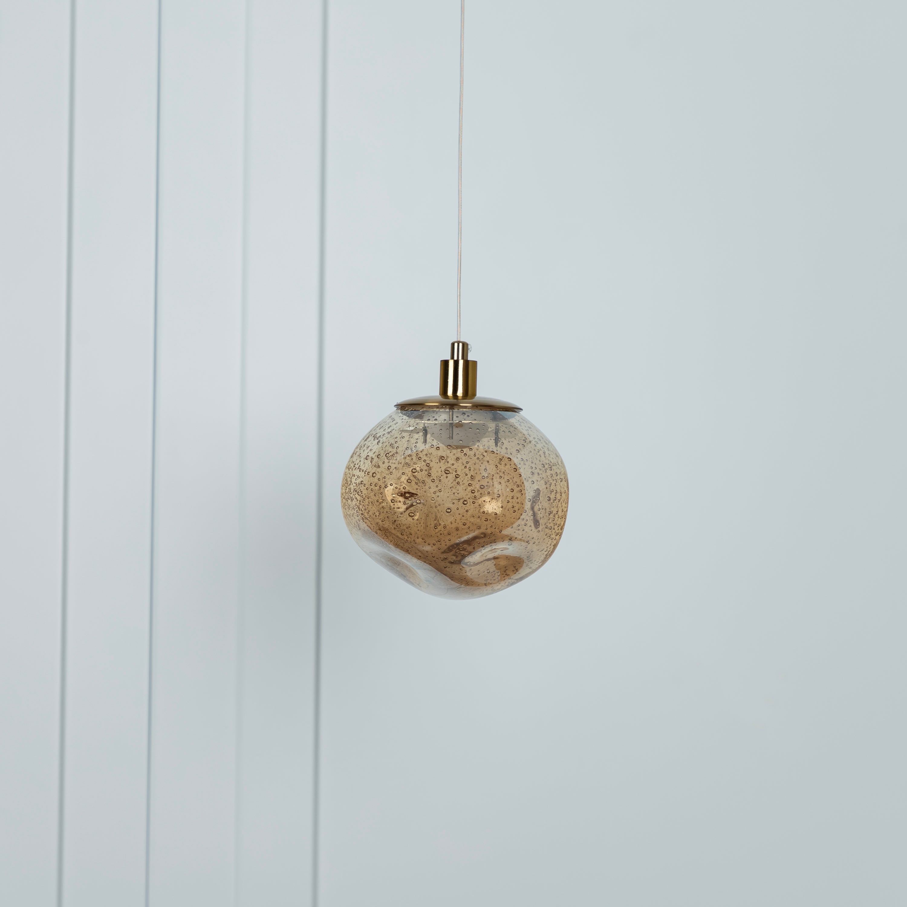 Kopenhag Bubbly Honey Glass Antique Pendant Light - Heka Lighting & Trading Limited