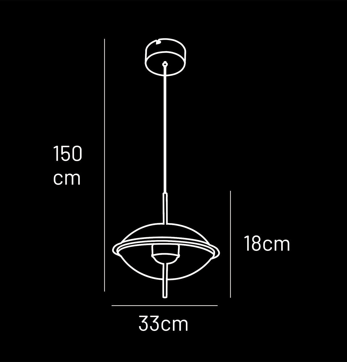 Carina Single Flattened Transparent Acrylic Gold Pendant Light 30 Cm - Heka Lighting & Trading Limited