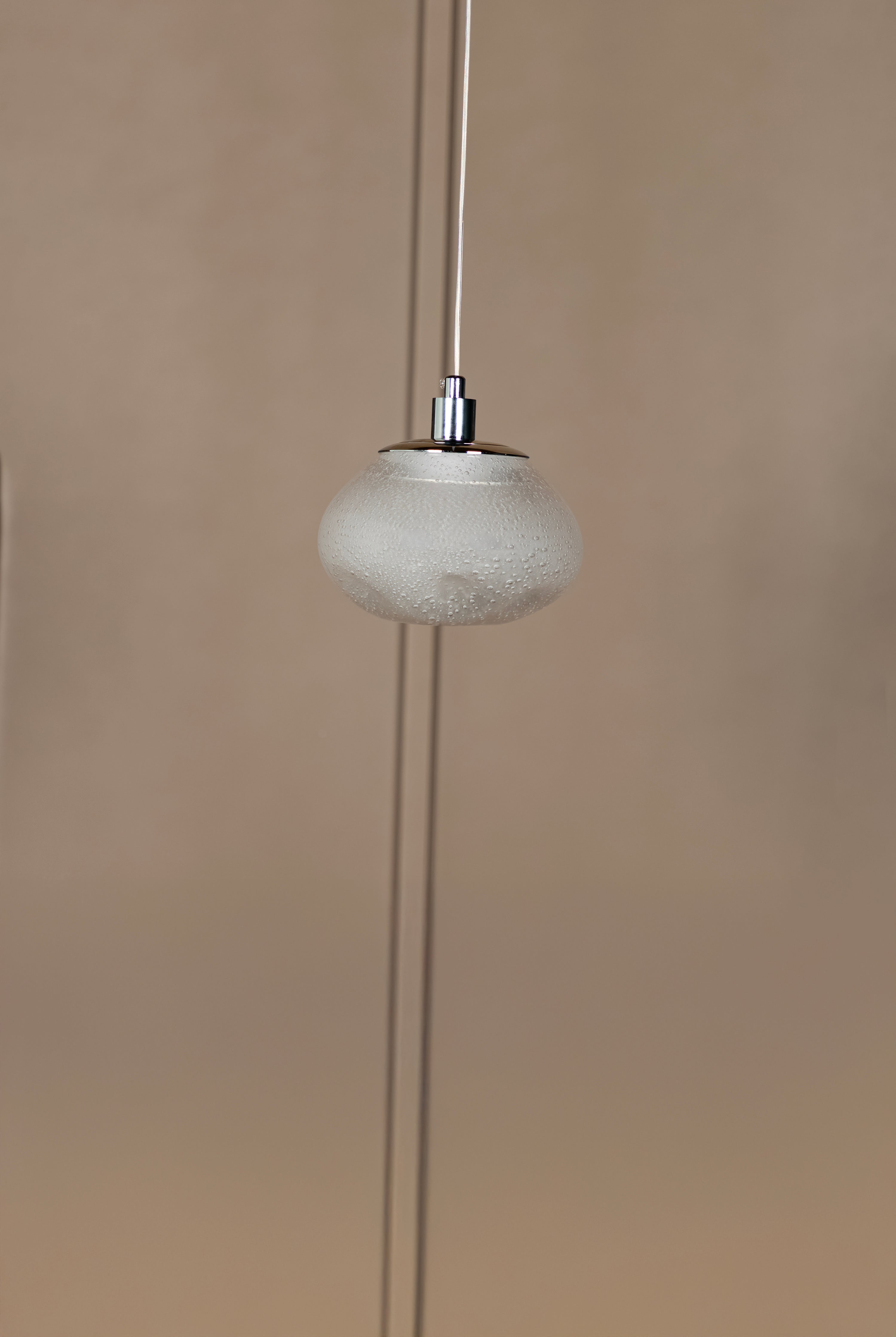 Odense Bubbly Soft Flat Glass Chrome Pendant Light Chandelier - Heka Lighting & Trading Limited