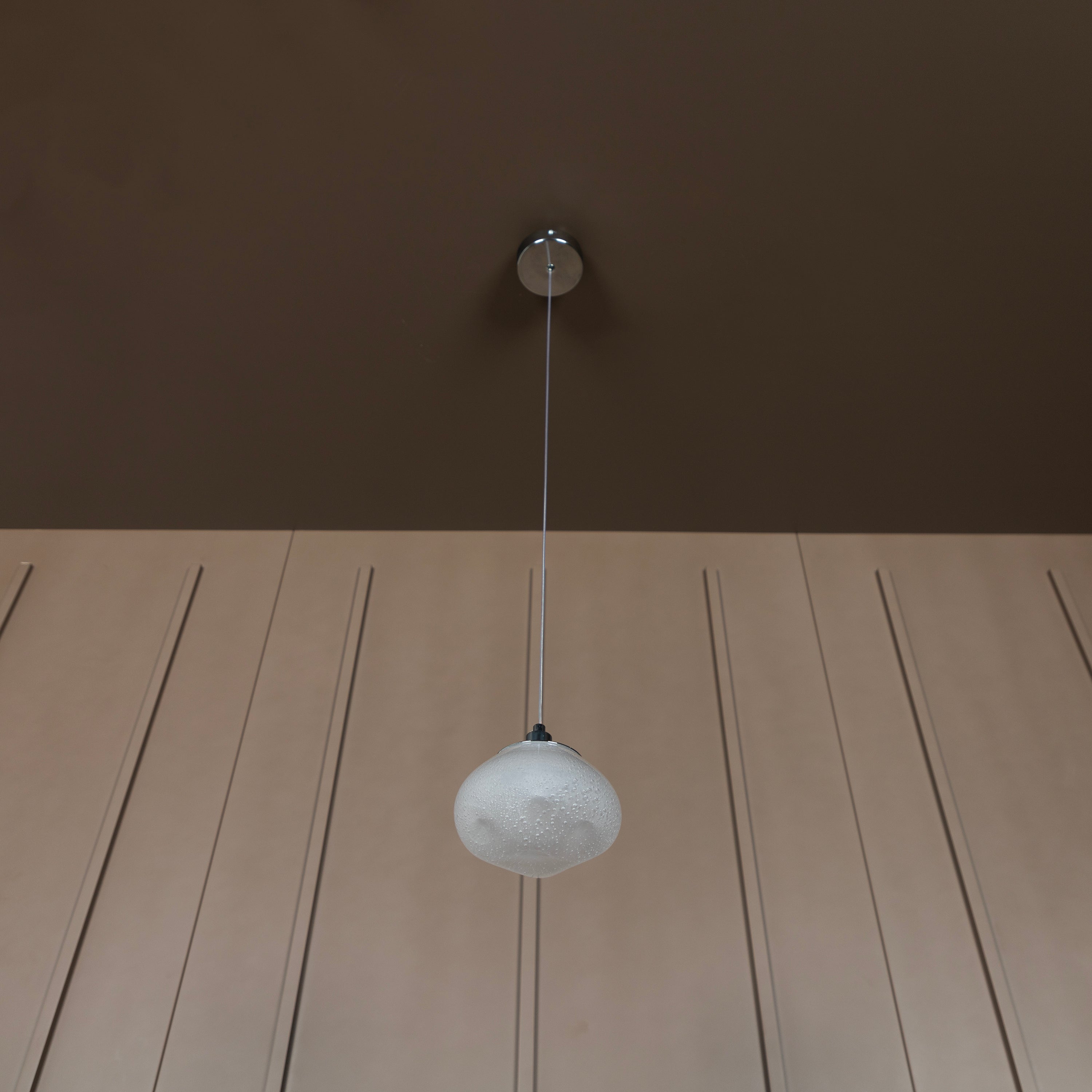 Odense Bubbly Soft Flat Glass Chrome Pendant Light Chandelier - Heka Lighting & Trading Limited