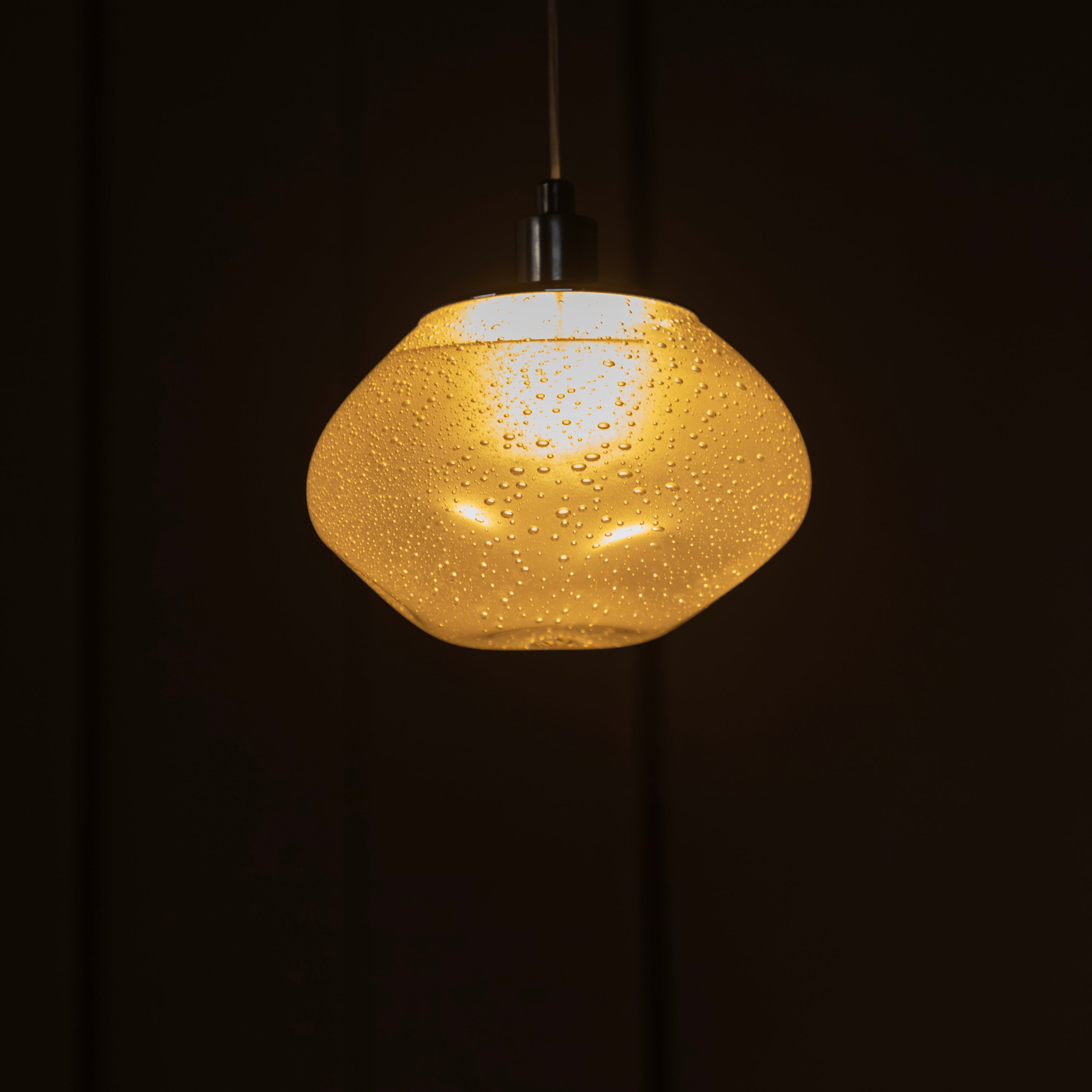 Odense Bubbly Soft Flat Glass Chrome Pendant Light Chandelier - Heka Lighting & Trading Limited