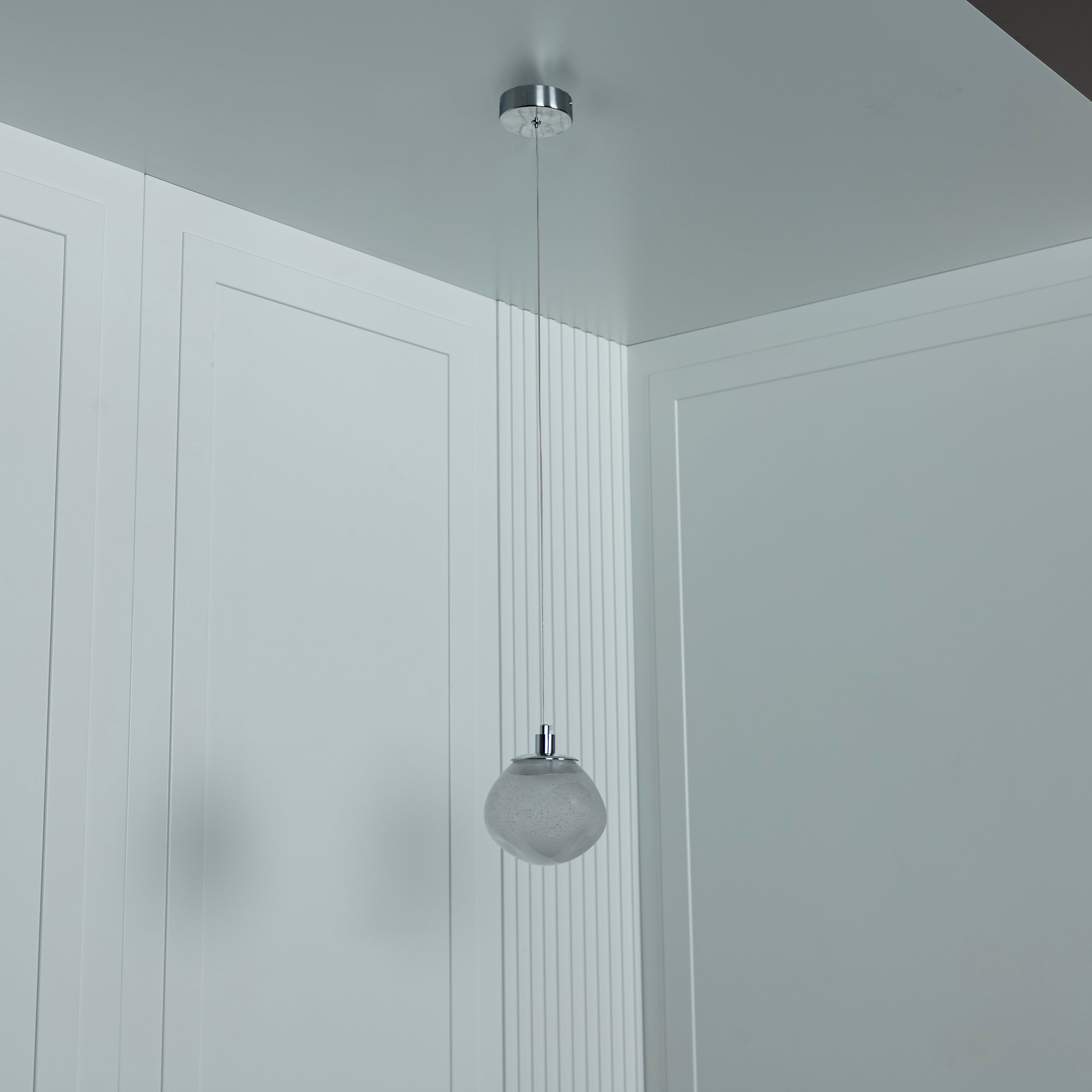 Kopenhag Bubbly Soft Glass Chrome Pendant Light Chandelier - Heka Lighting & Trading Limited