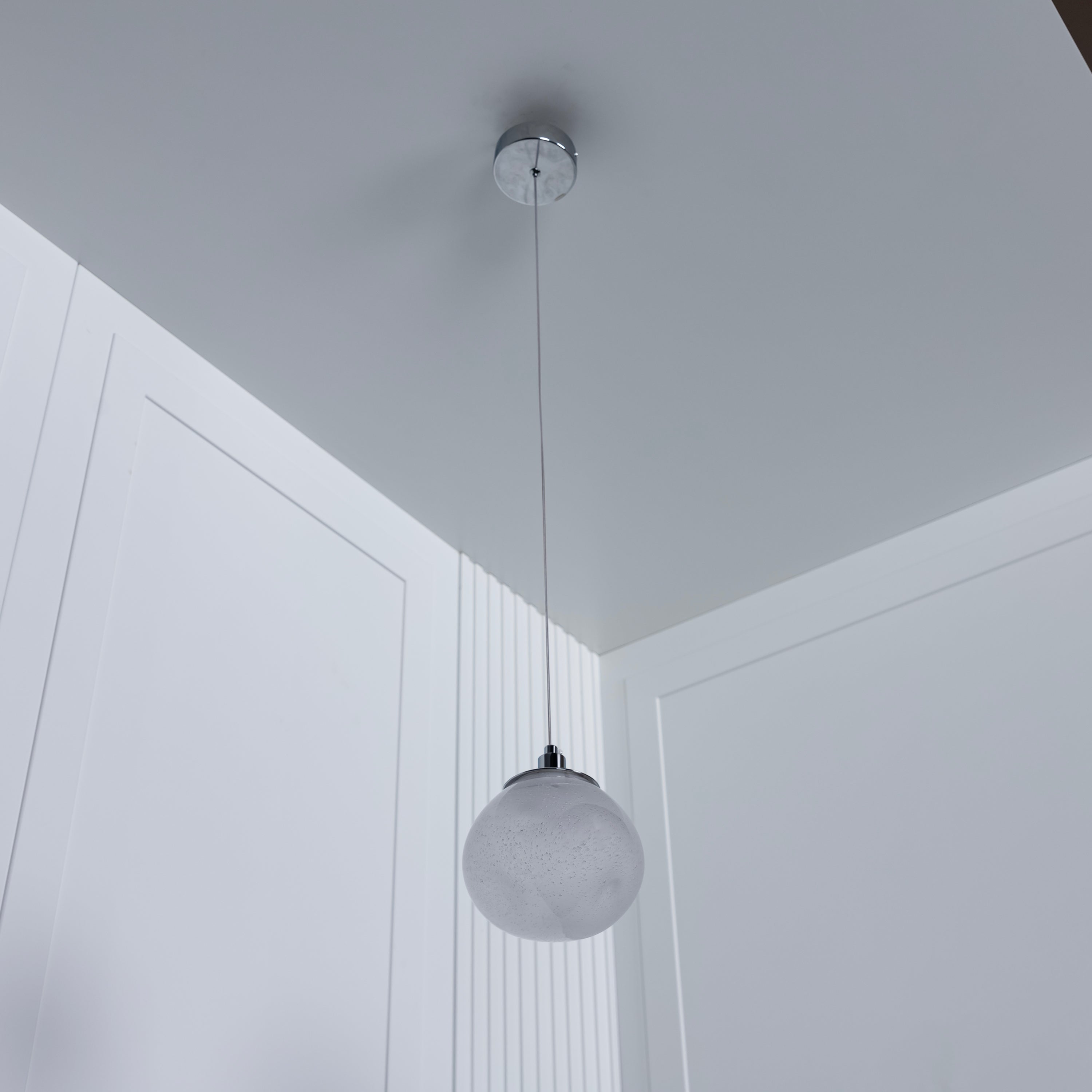 Kopenhag Bubbly Soft Glass Chrome Pendant Light Chandelier - Heka Lighting & Trading Limited