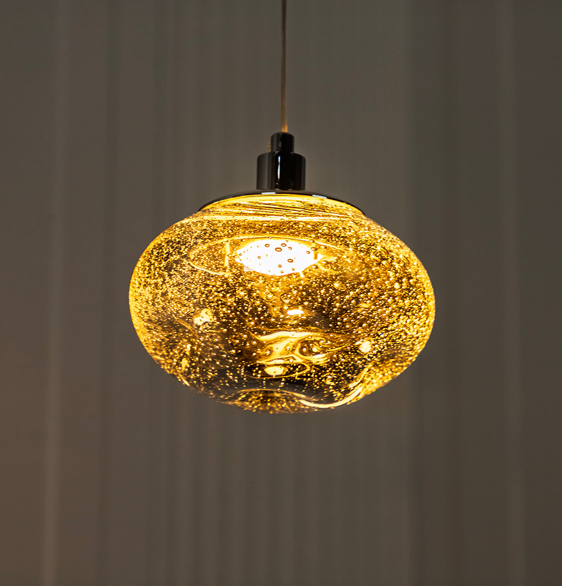 Odense Bubble Flat Smoked Glass Chrome Chandelier - Heka Lighting & Trading Limited