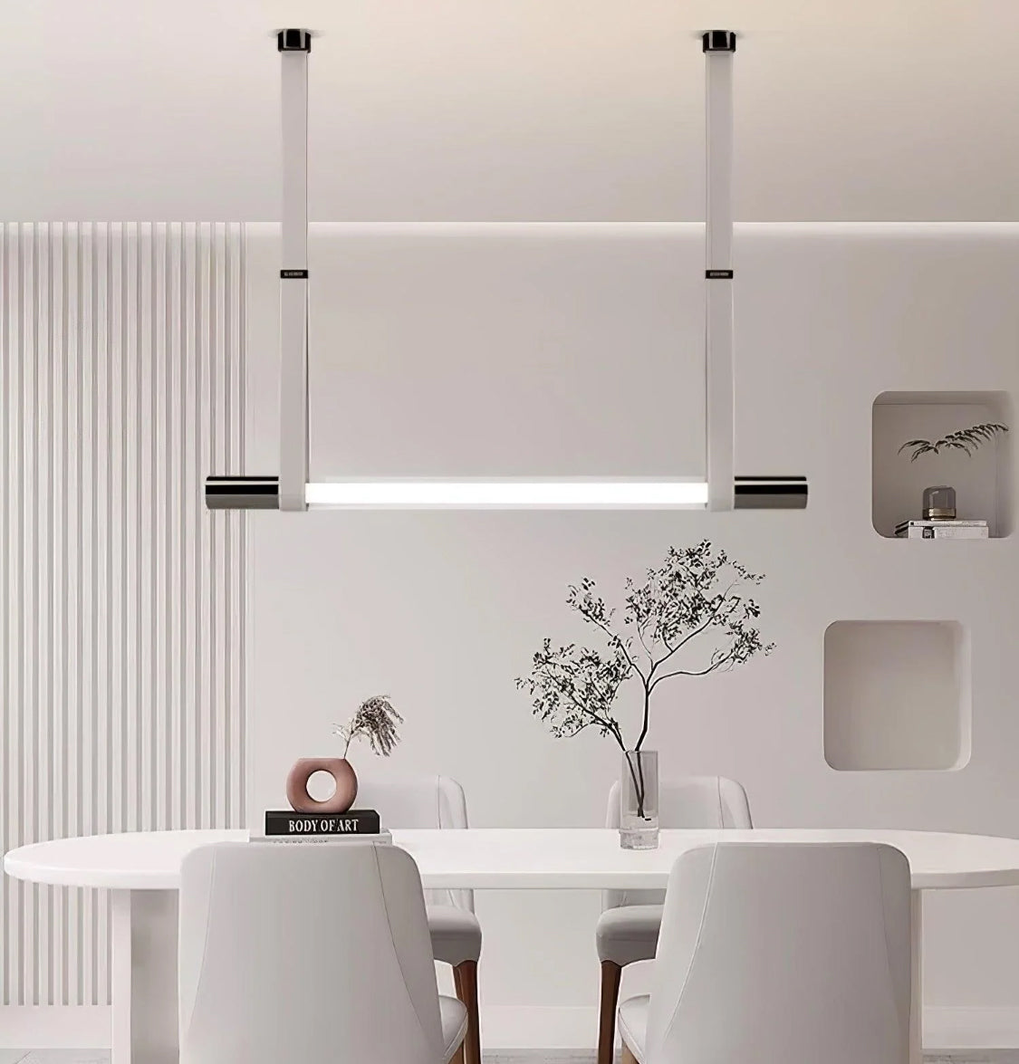 Lusaka Platinum Gray Leather Chandelier - Heka Lighting & Trading Limited