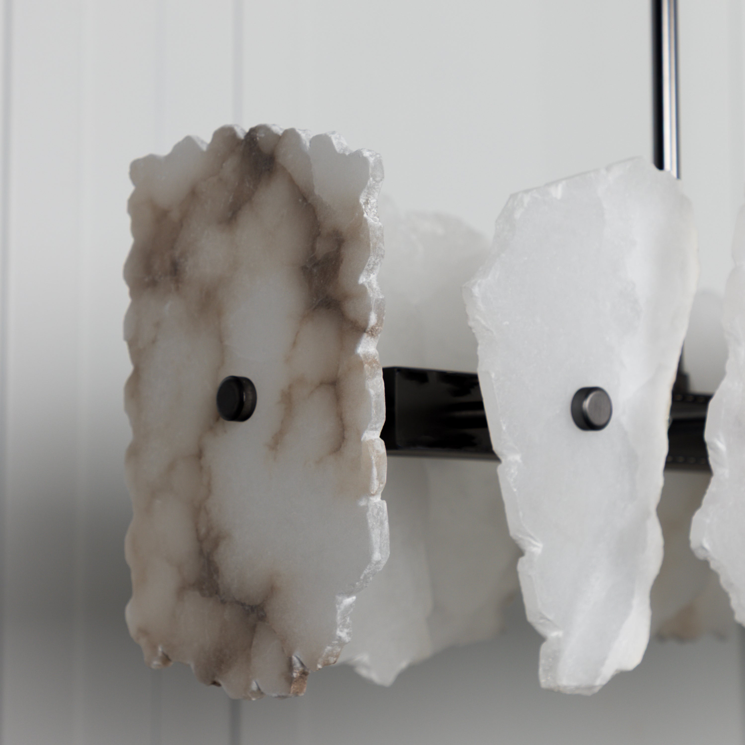 Anvers Marble Dining Table Platinum Chandelier | Modern Decorative Lighting For Homes & Hotels - Heka Lighting & Trading Limited