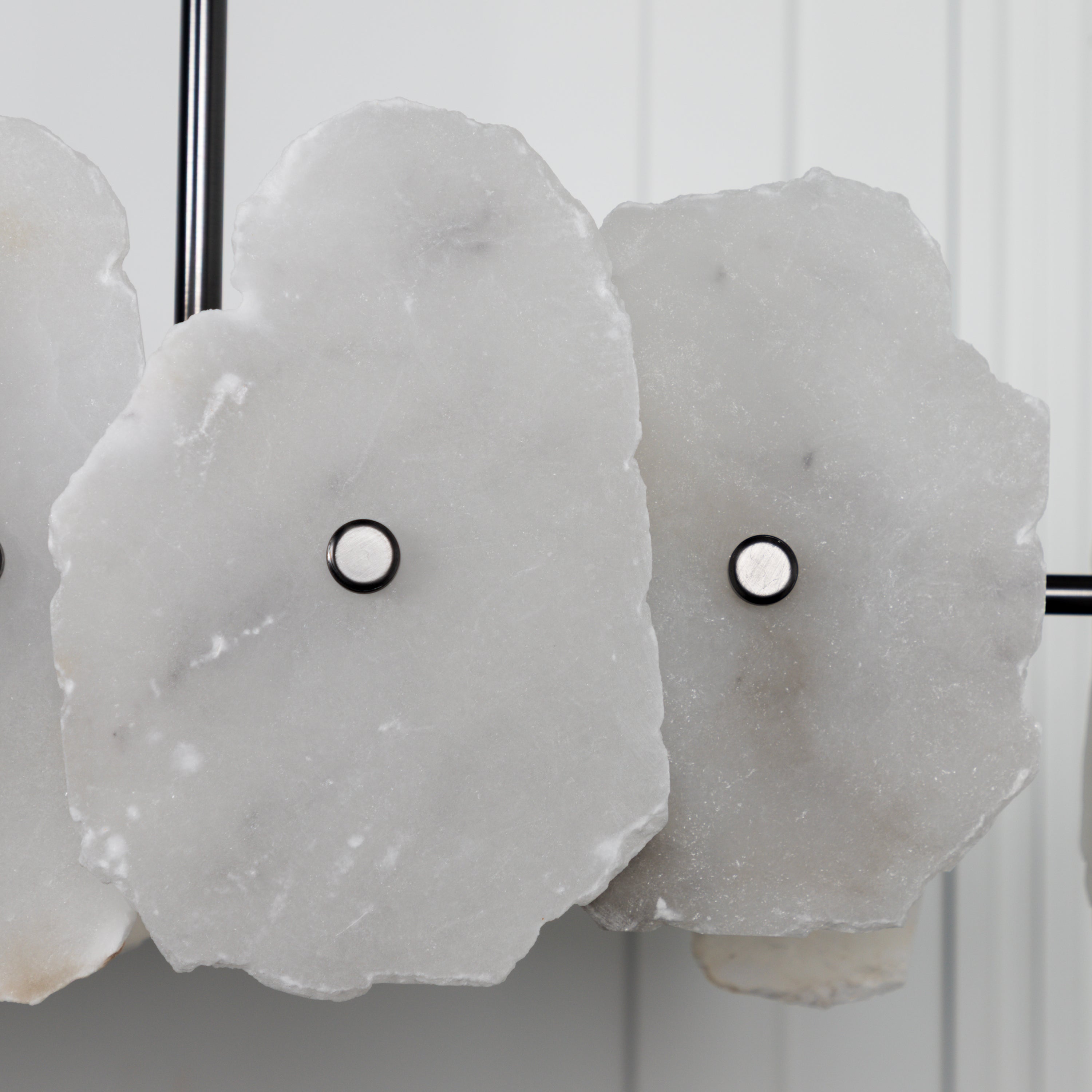 Anvers Marble Dining Table Platinum Chandelier | Modern Decorative Lighting For Homes & Hotels - Heka Lighting & Trading Limited