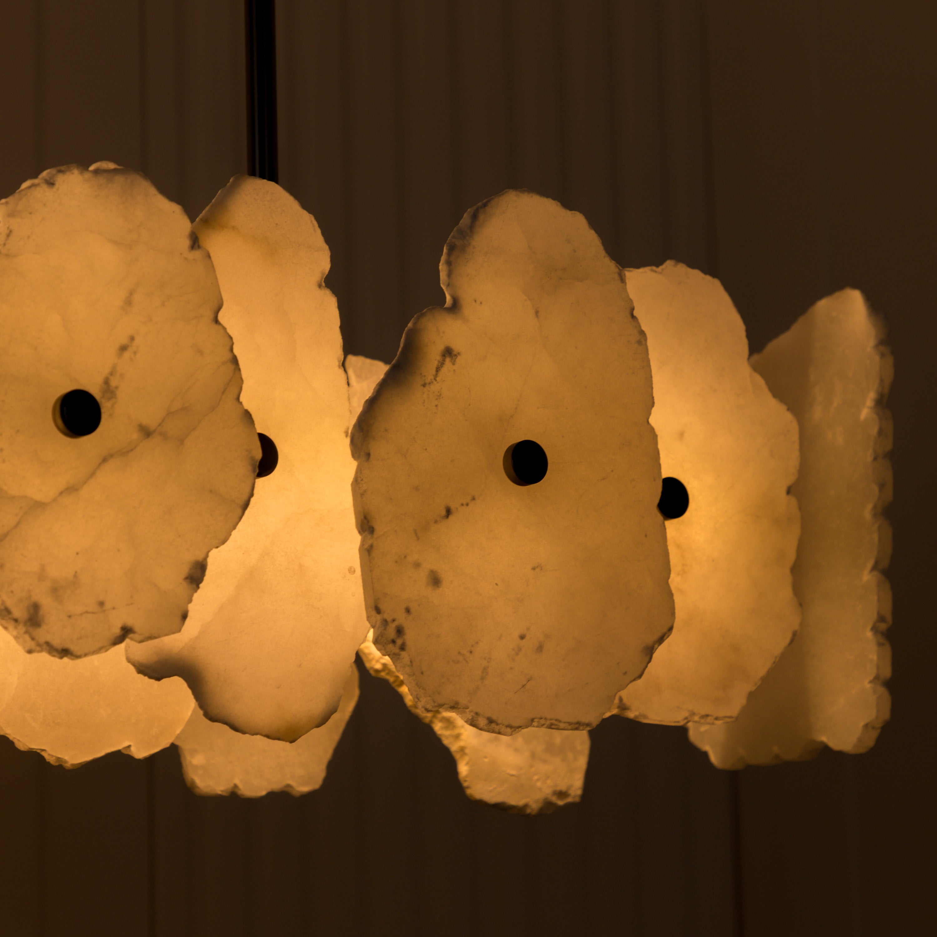 Anvers Marble Dining Table Platinum Chandelier | Modern Decorative Lighting For Homes & Hotels - Heka Lighting & Trading Limited