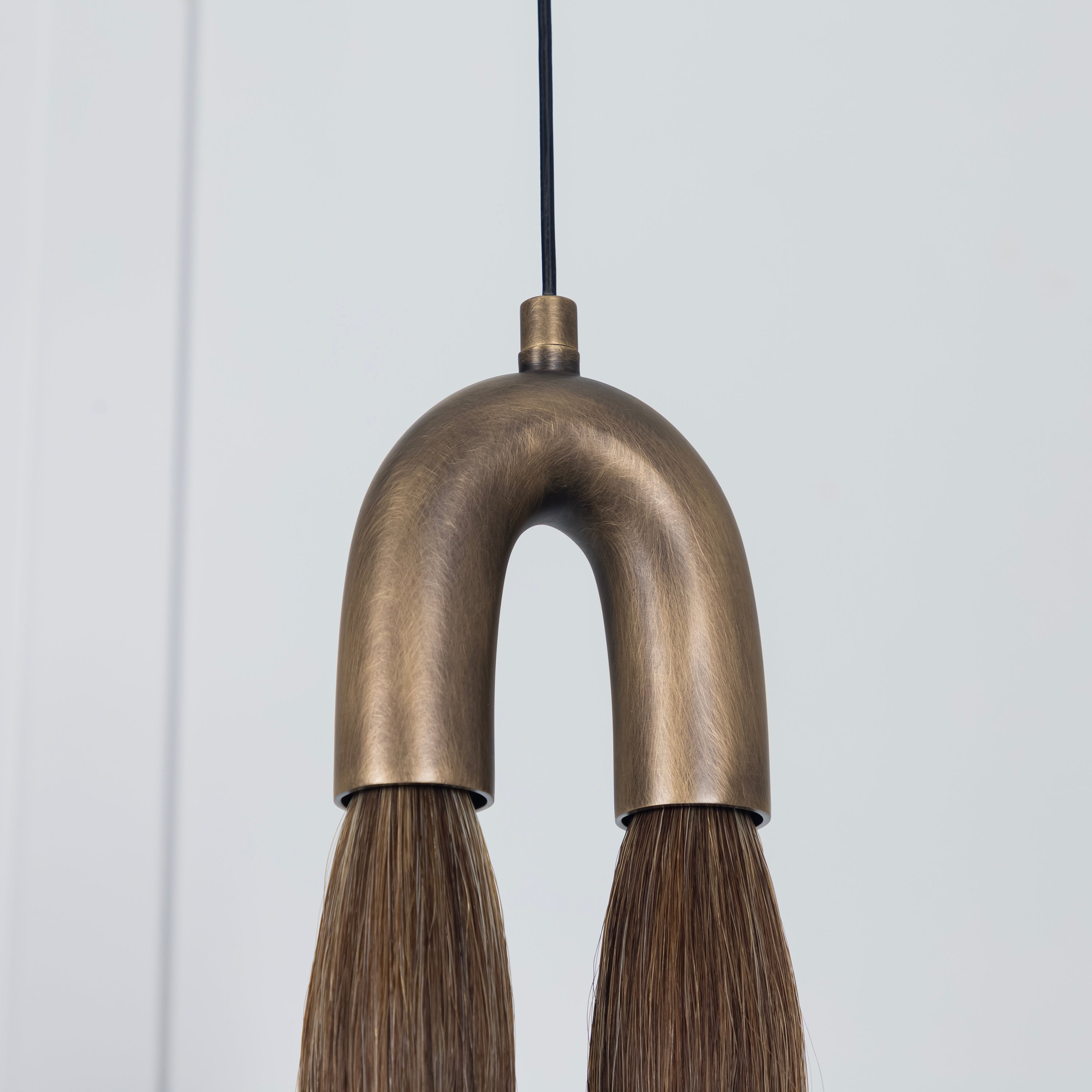 Pony Horse Hair Dark Antique Marble Pendant Light Small Chandelier - Heka Lighting & Trading Limited