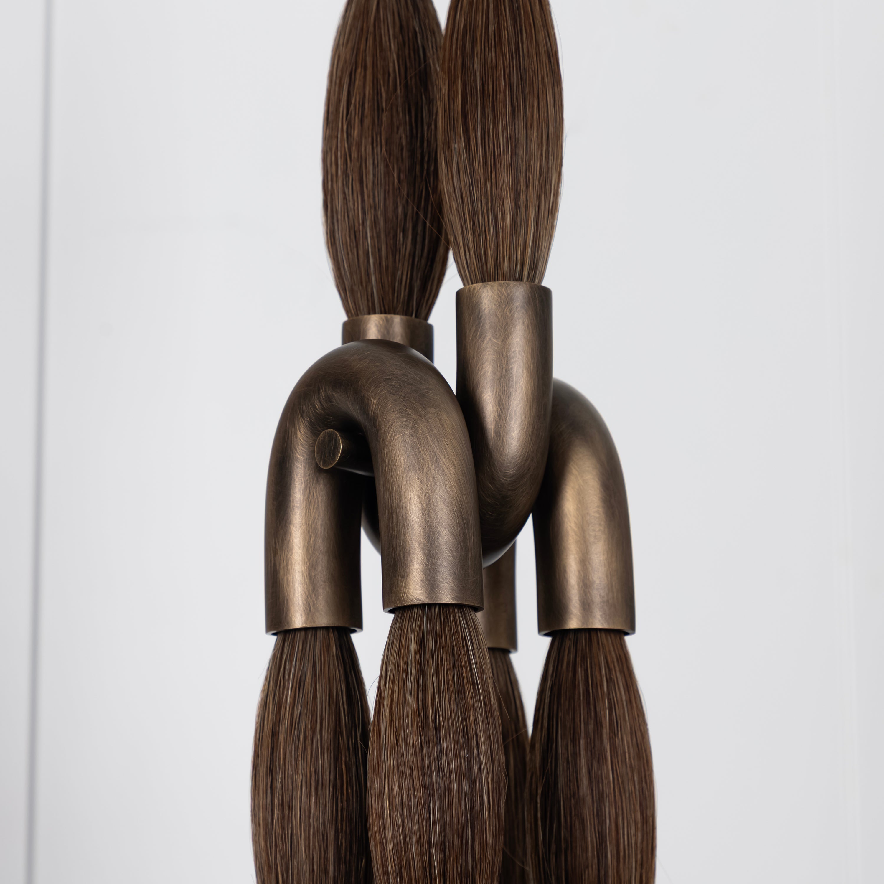 Pony Double Horse Hair Dark Antique Marble Pendant Light Small Chandelier - Heka Lighting & Trading Limited