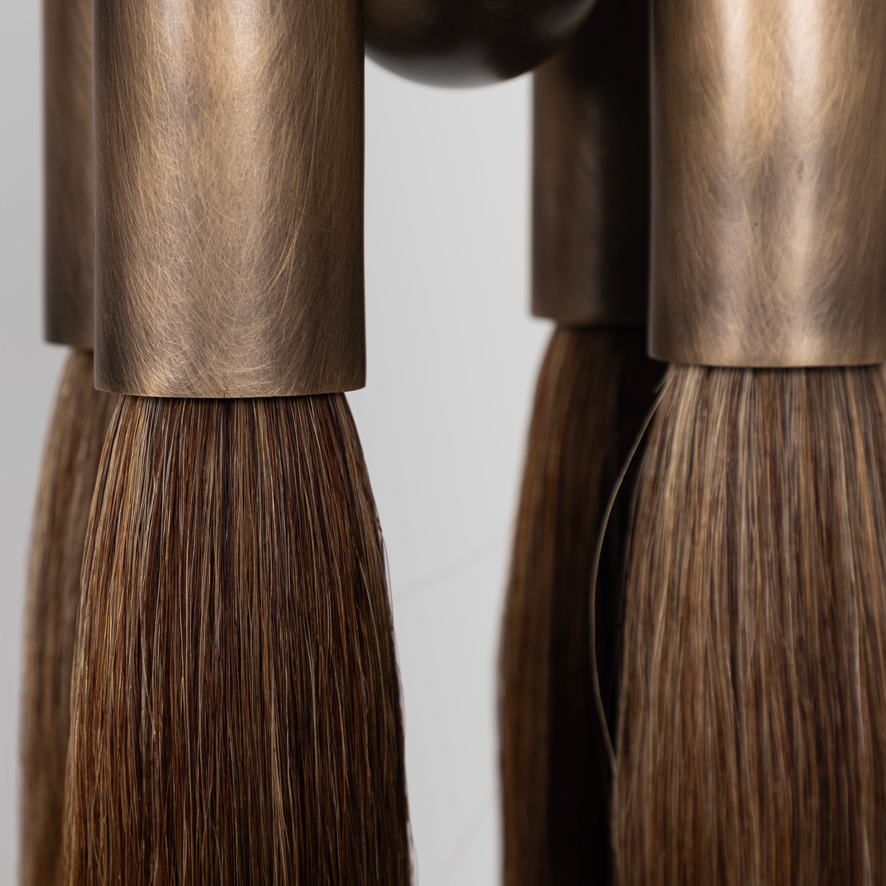 Pony Double Horse Hair Dark Antique Marble Pendant Light Big Chandelier - Heka Lighting & Trading Limited