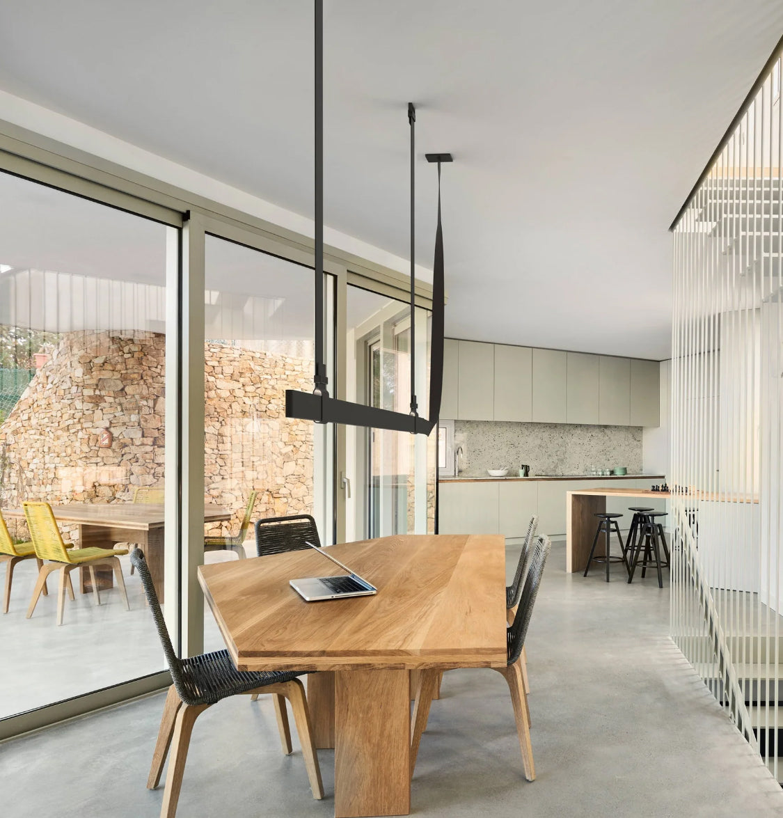 Lizbon Black Leather Chandelier - Heka Lighting & Trading Limited