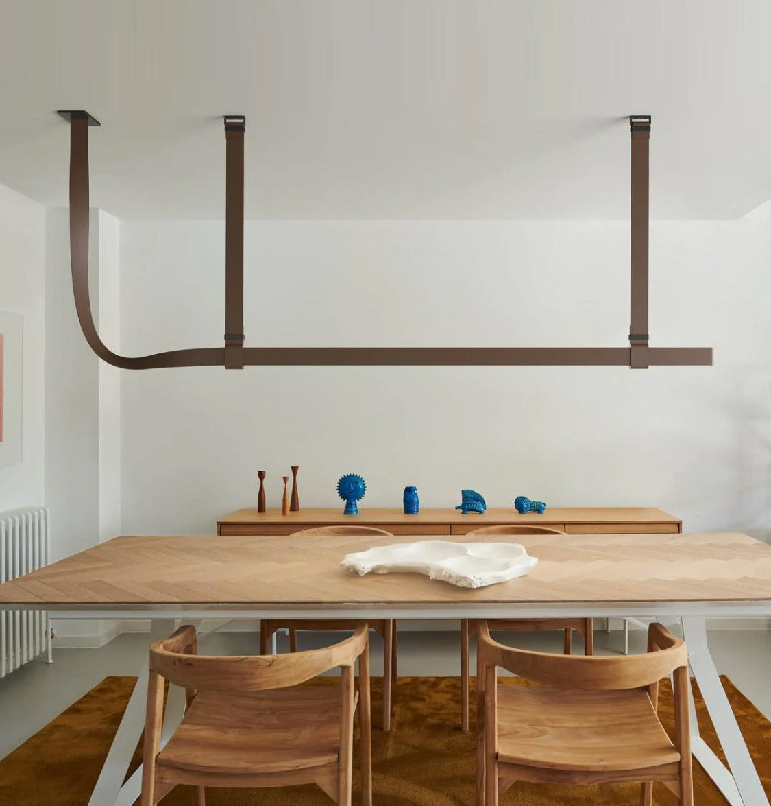 Lizbon Brown Leather Antique Pendant Light Chandelier - Heka Lighting & Trading Limited