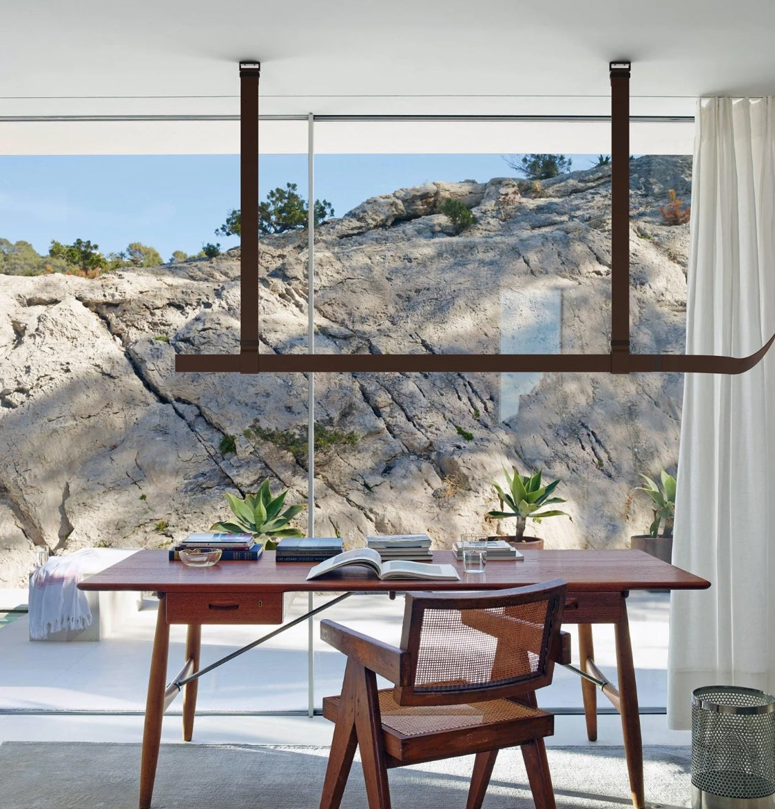 Lizbon Brown Leather Antique Pendant Light Chandelier - Heka Lighting & Trading Limited