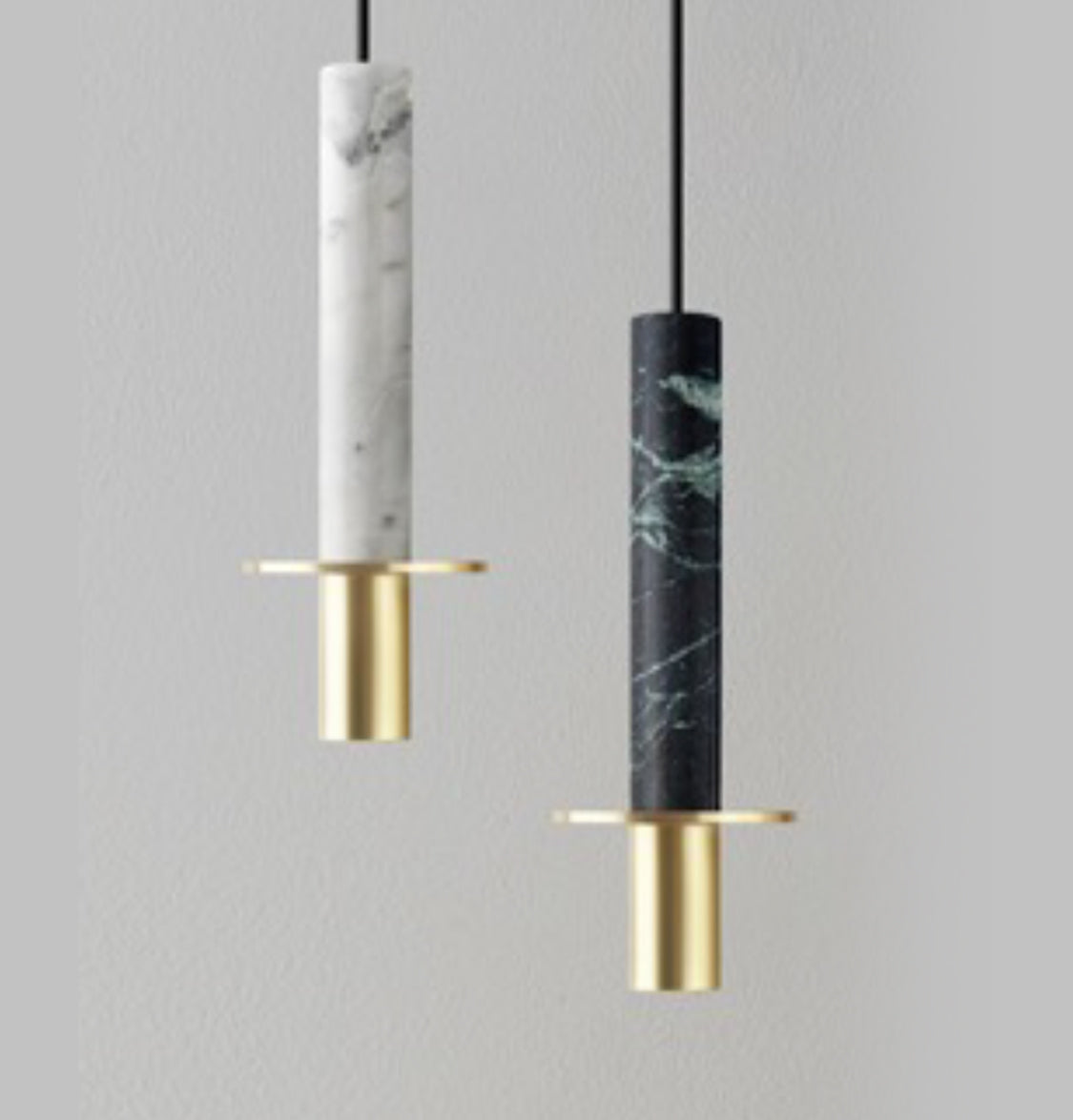 Hera Black Marble Pendant Light Chandelier 40 Cm - Heka Lighting & Trading Limited