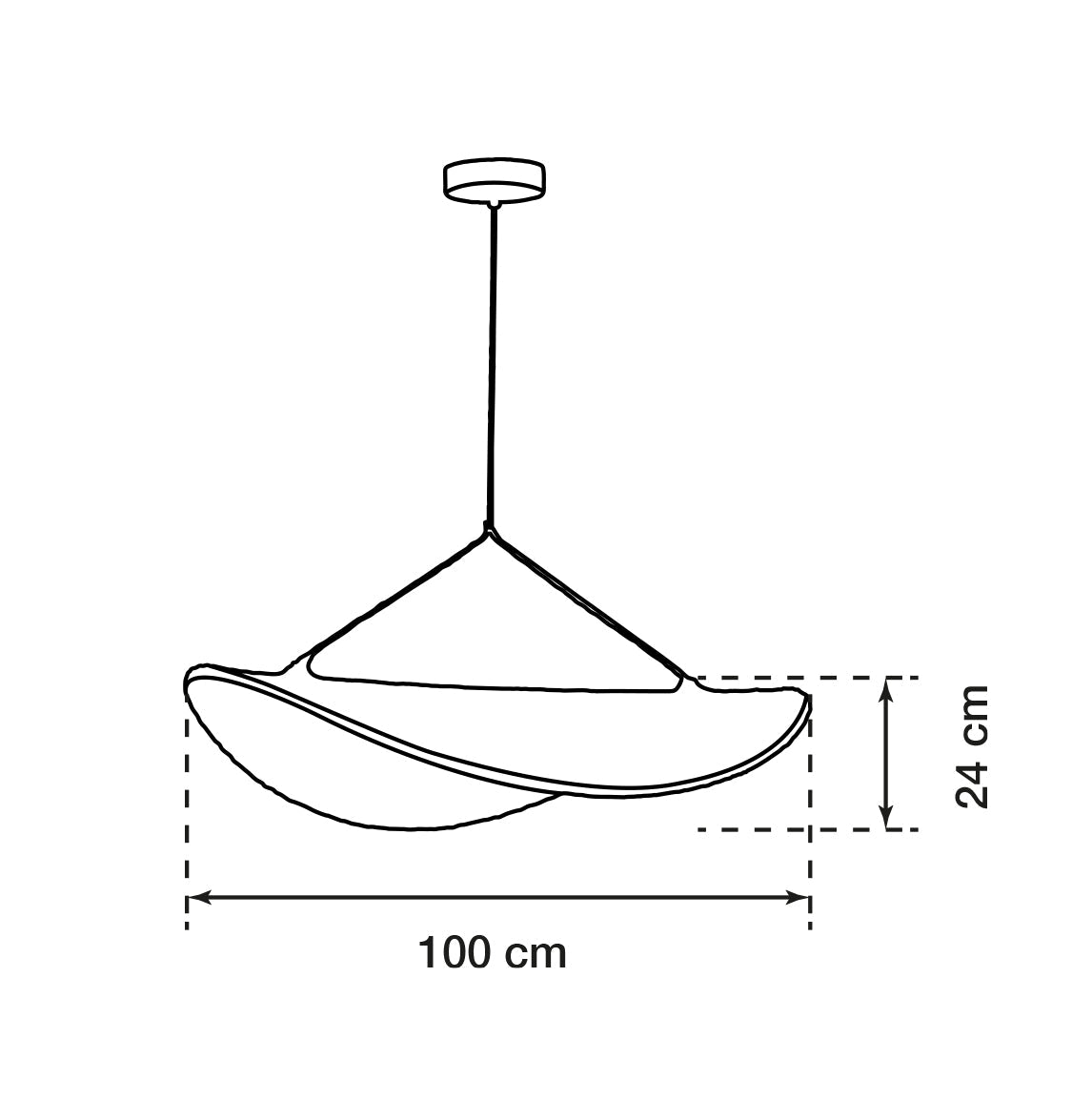 Galaxy Soft Touch White Dalga Pendant Light Chandelier 100 Cm - Heka Lighting & Trading Limited