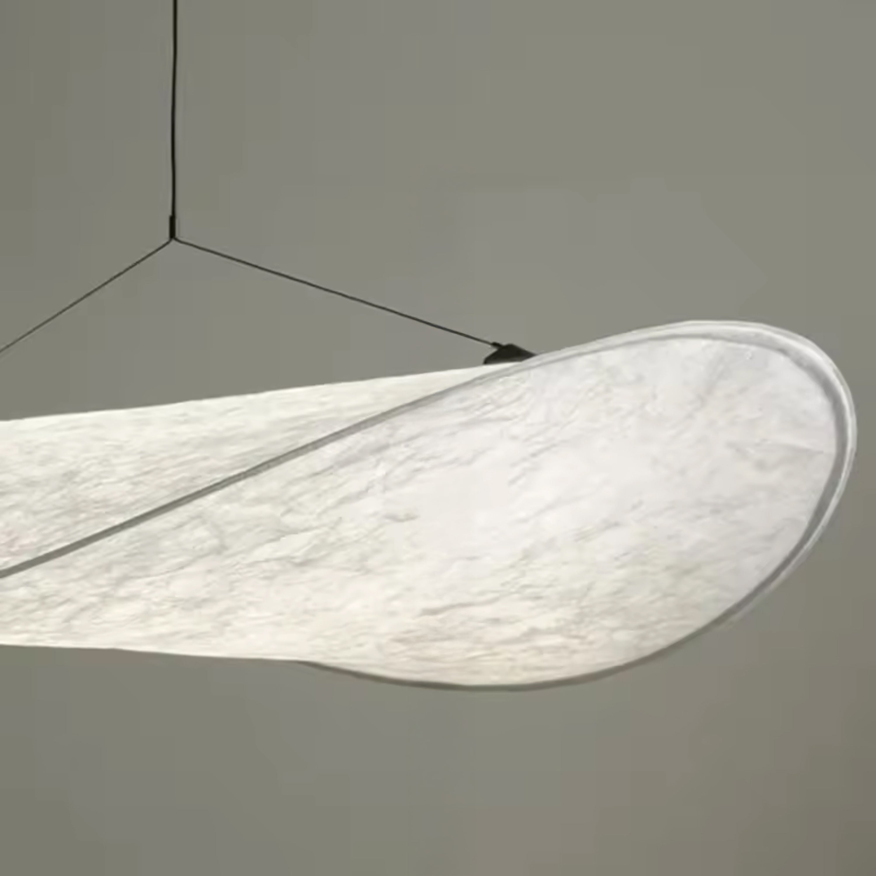 Galaxy White Soft Touch Dalga Pendant Light 130Cm - Heka Lighting & Trading Limited