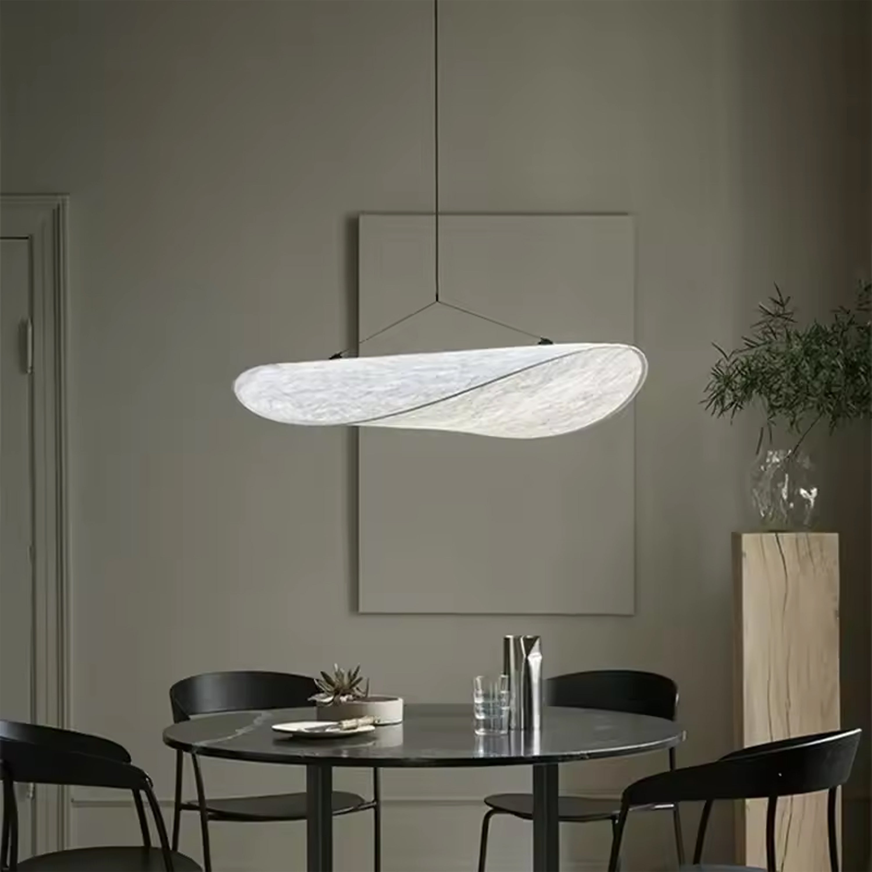 Galaxy White Soft Touch Dalga Pendant Light 130Cm - Heka Lighting & Trading Limited