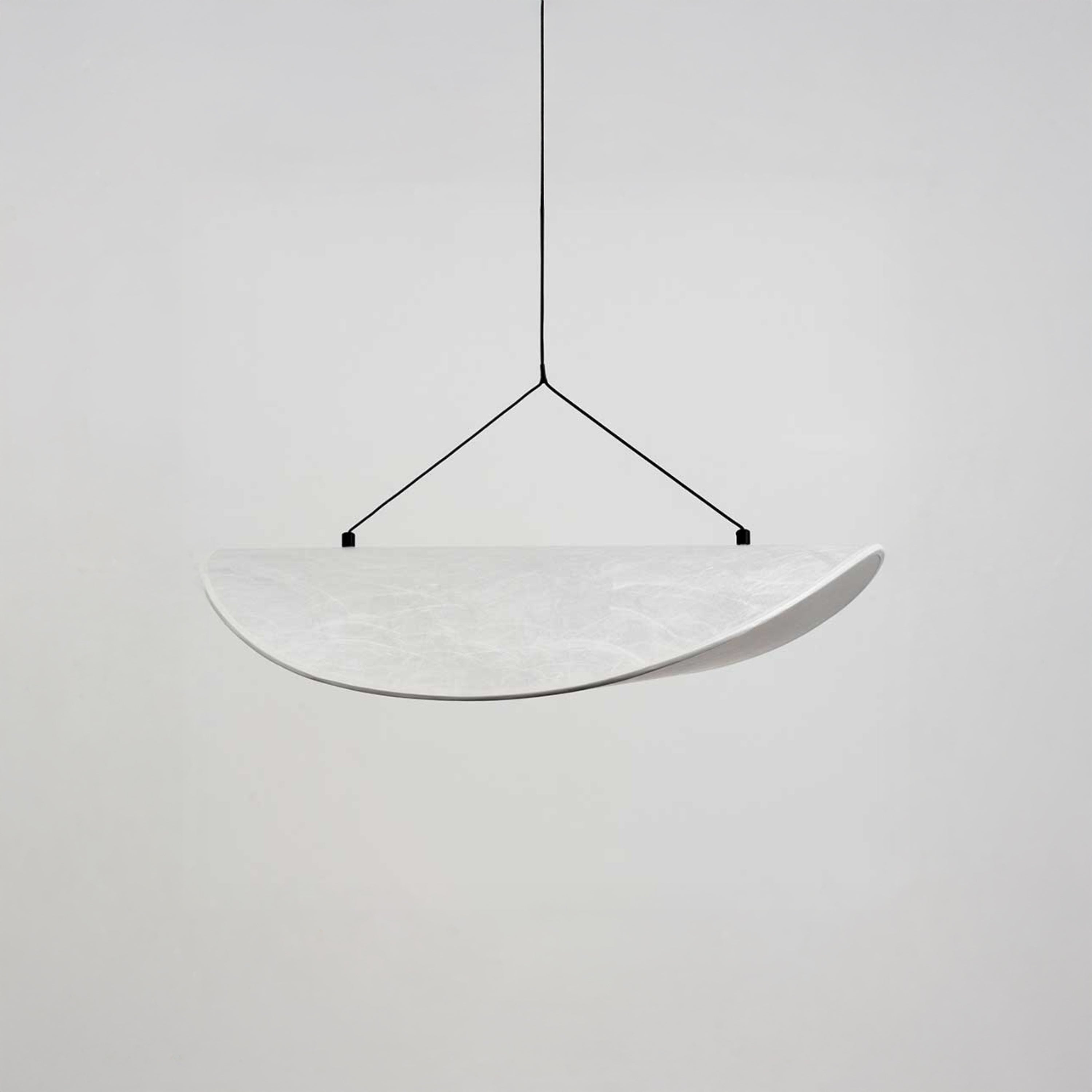 Galaxy White Soft Touch Dalga Pendant Light 130Cm - Heka Lighting & Trading Limited