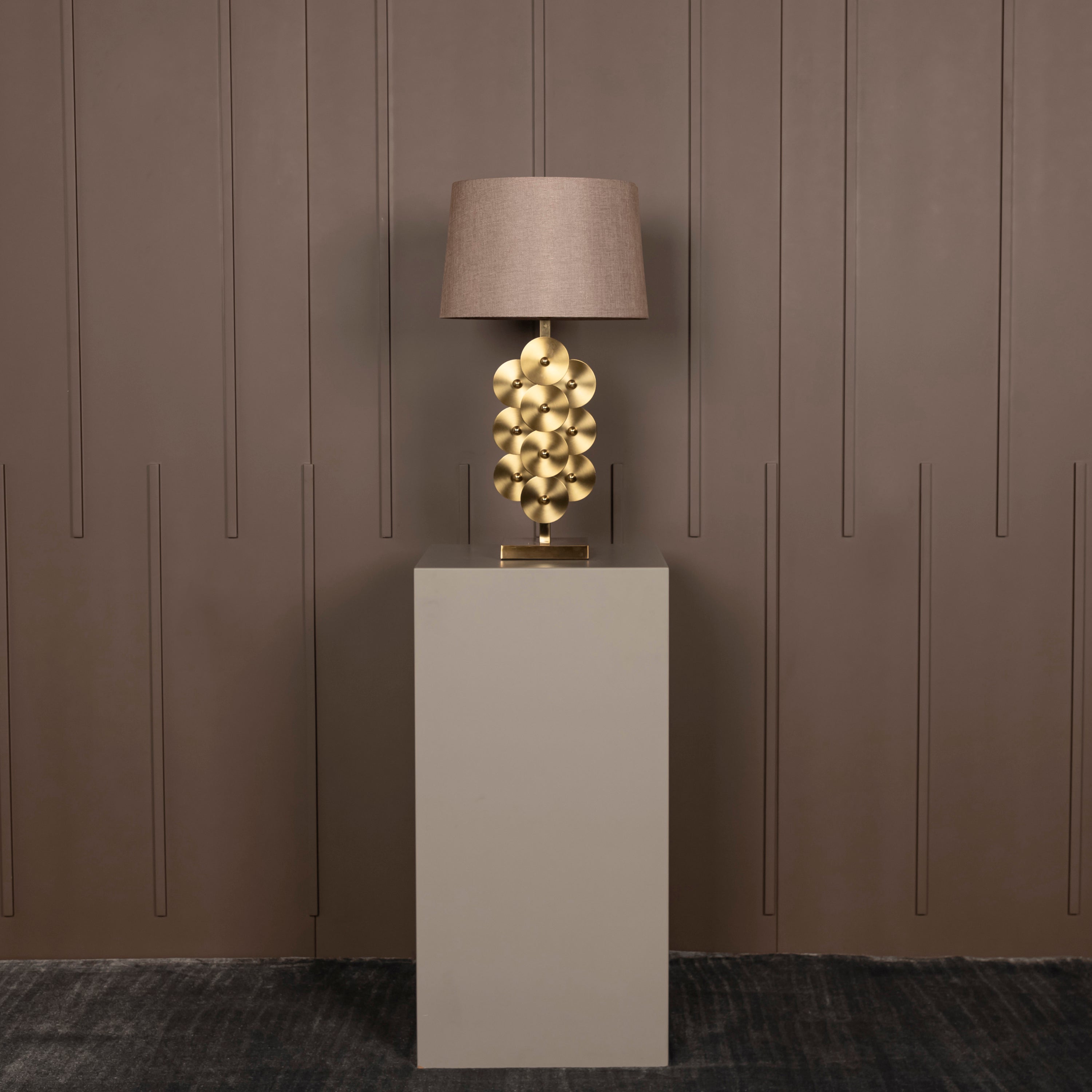 Nice Antique Brown Lampshade - Heka Lighting & Trading Limited