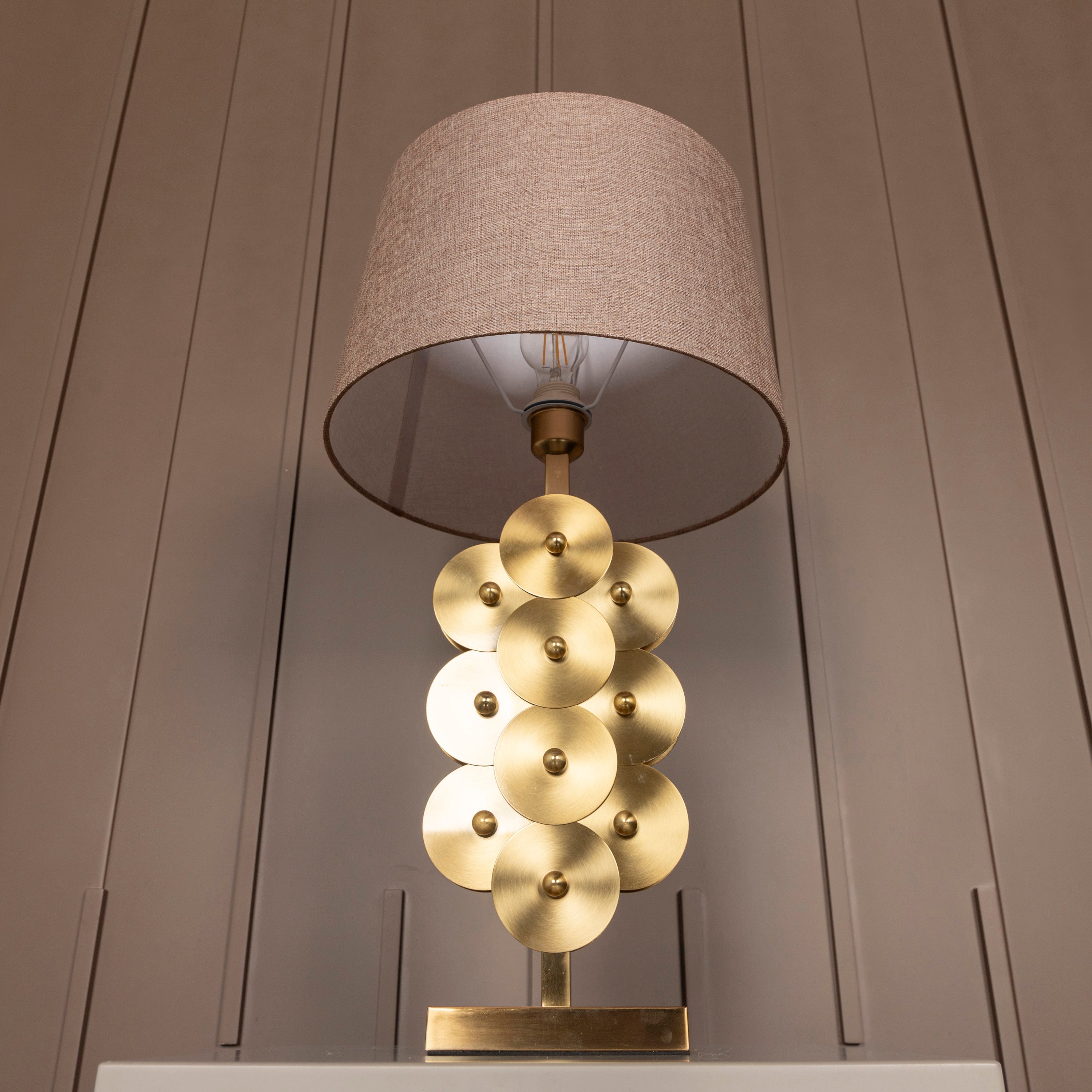 Nice Antique Brown Lampshade - Heka Lighting & Trading Limited