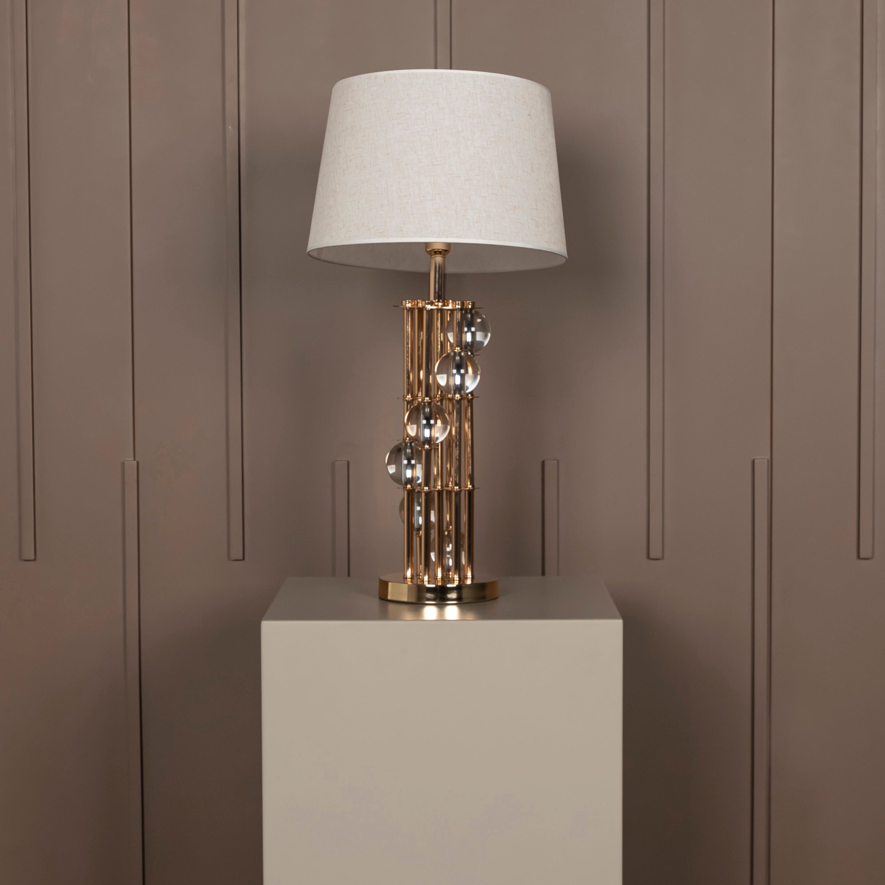 Bonn Gold Transparent Glass Lampshade - Heka Lighting & Trading Limited