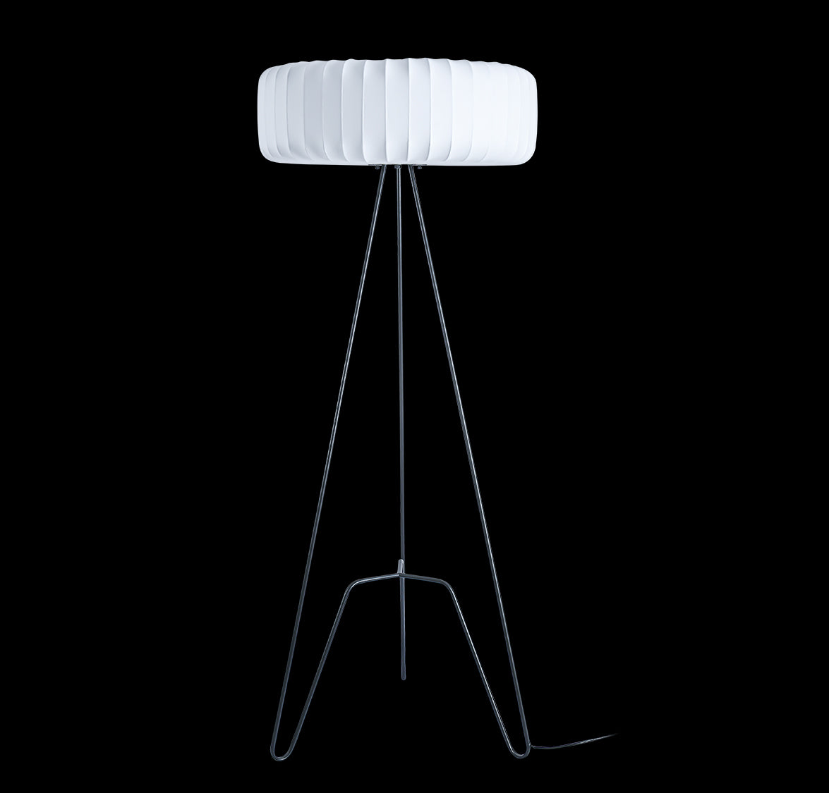 Mimosa Soft Touch White Three-Legged Floor Lamp 68 Cm - Heka Lighting & Trading Limited