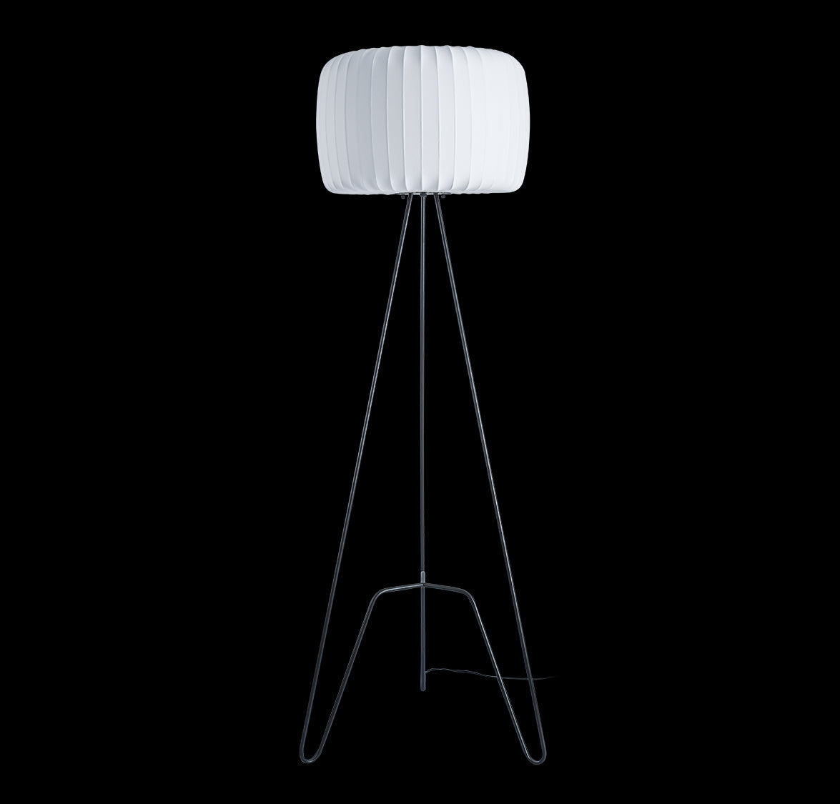 Mimosa Soft Touch White Three-Legged Floor Lamp 45 Cm - Heka Lighting & Trading Limited