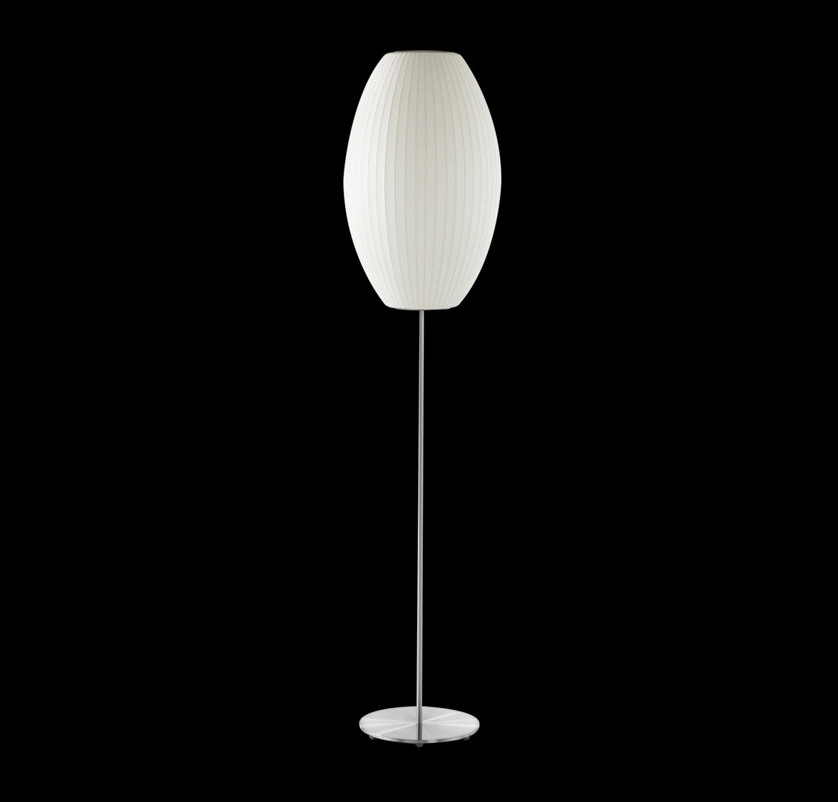 Mimosa Soft Touch White Ellipse Floor Lamp 30 Cm - Heka Lighting & Trading Limited