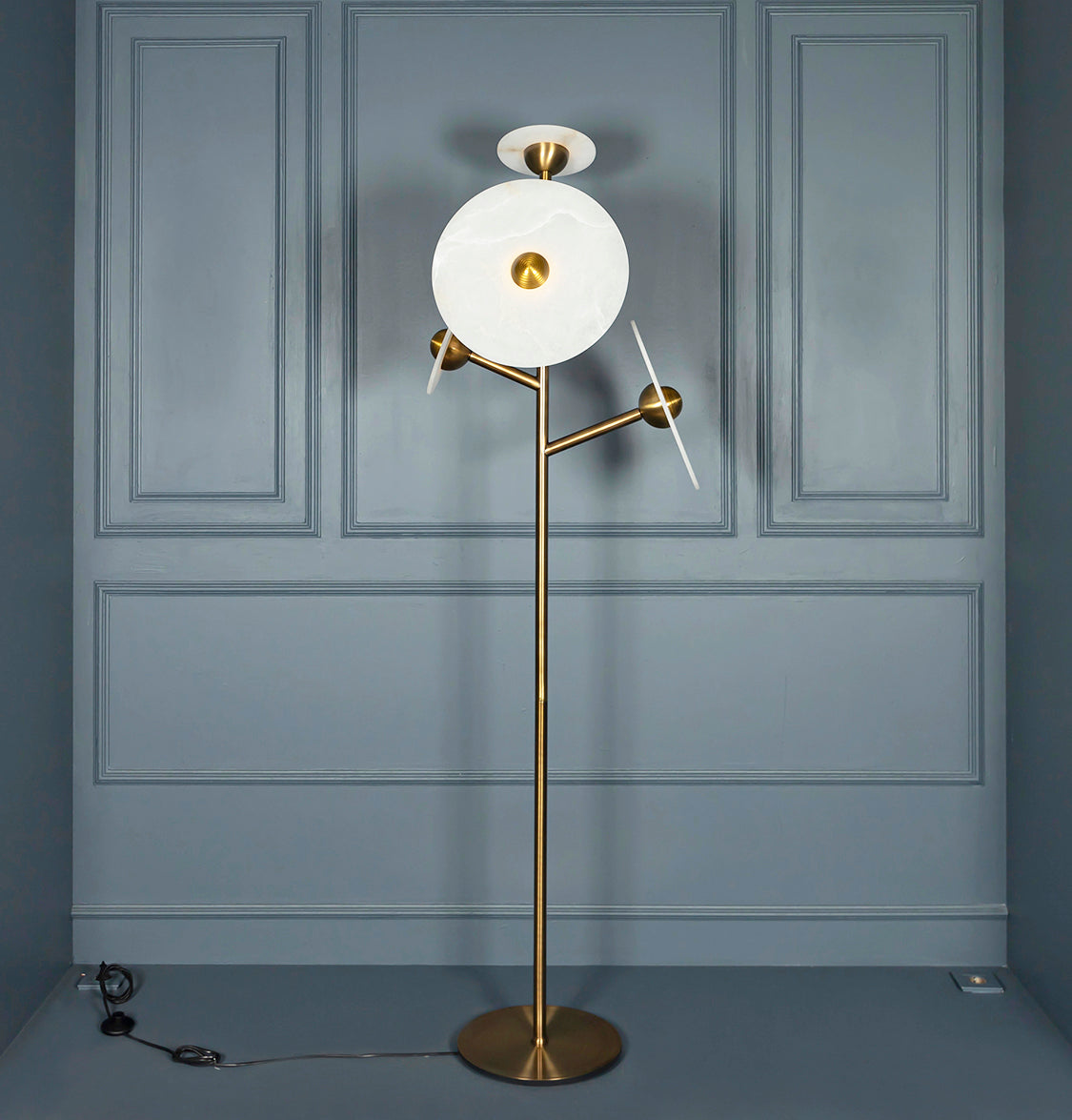 Kampala Marble Floor Lamp - Heka Lighting & Trading Limited