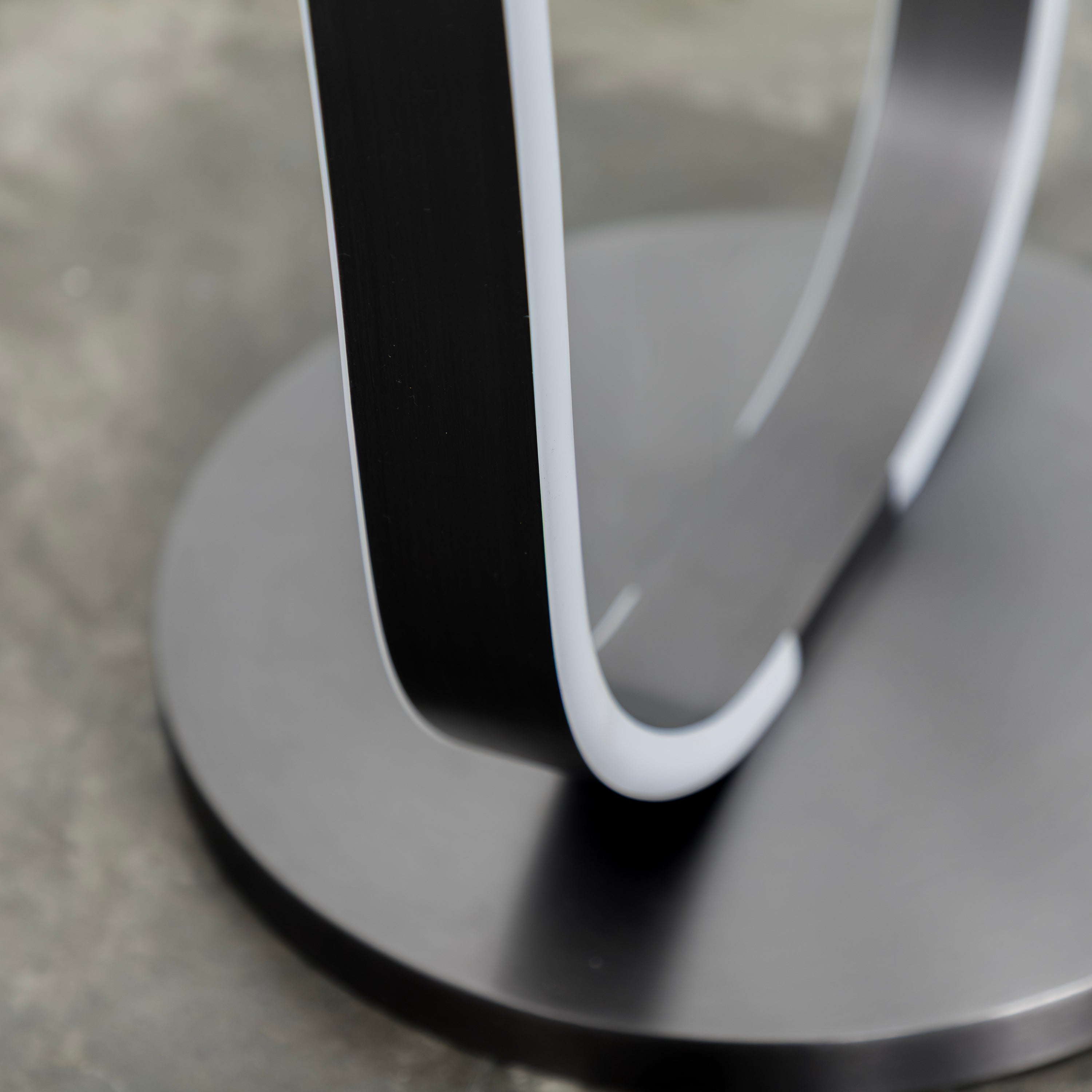 Marsis Stainless Platinum Floor Lamp | Modern Decorative Lighting For Homes & Hotels - Heka Lighting & Trading Limited