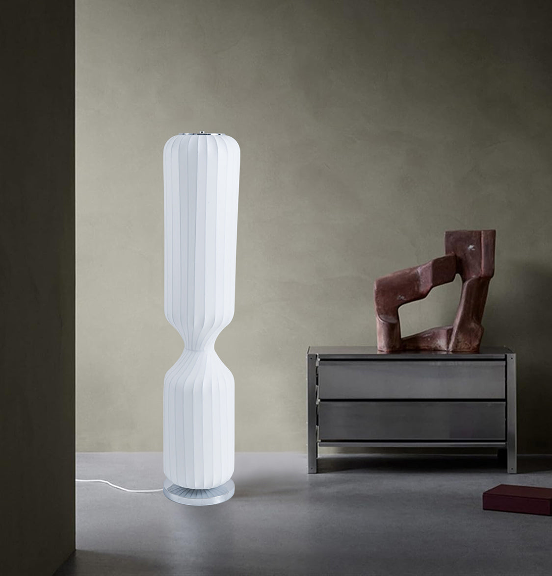 Mimosa Soft Touch White Knuckle Floor Lamp 28Cm - Heka Lighting & Trading Limited