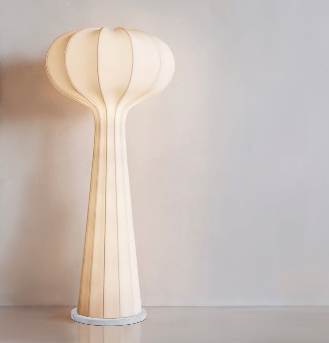 Mimosa Soft Touch White Mushroom Floor Lamp 60 Cm - Heka Lighting & Trading Limited