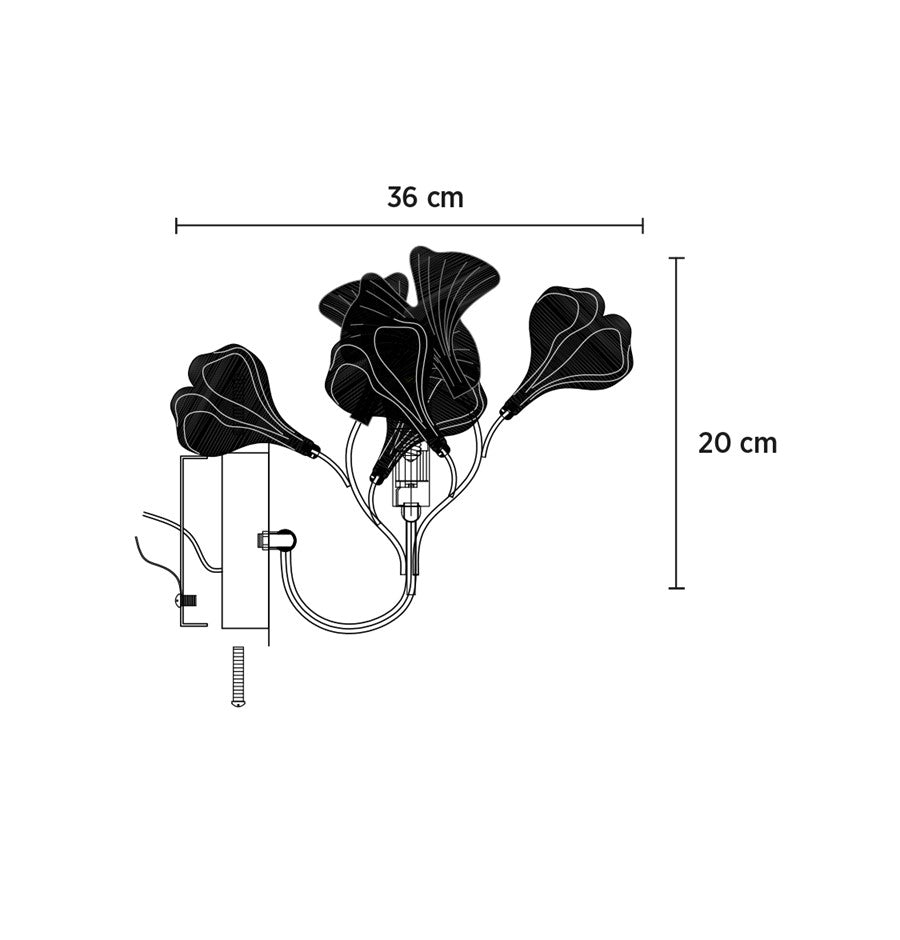 Komor Porcelain Gold Wall Sconce - Heka Lighting & Trading Limited