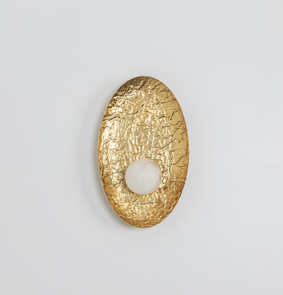 Brüksel Gold Marble Big Wall Sconce - Heka Lighting & Trading Limited