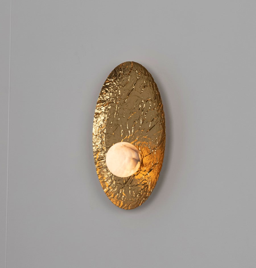 Brüksel Gold Marble Big Wall Sconce - Heka Lighting & Trading Limited