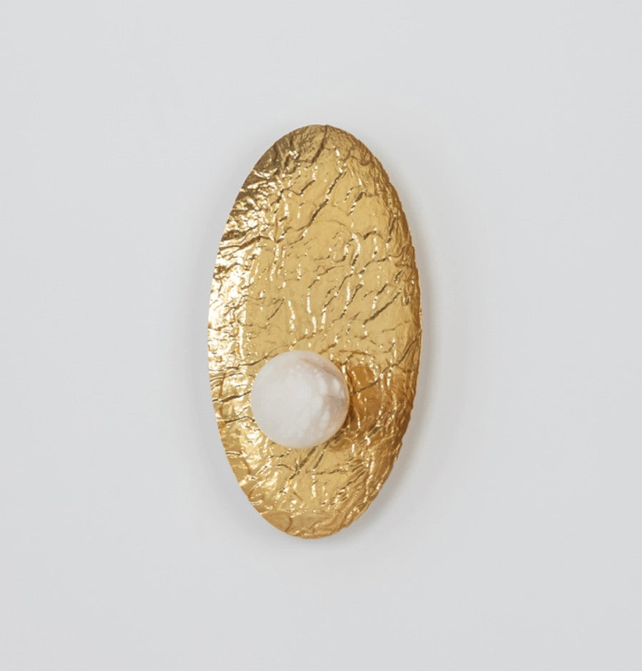 Brüksel Gold Marble Big Wall Sconce - Heka Lighting & Trading Limited
