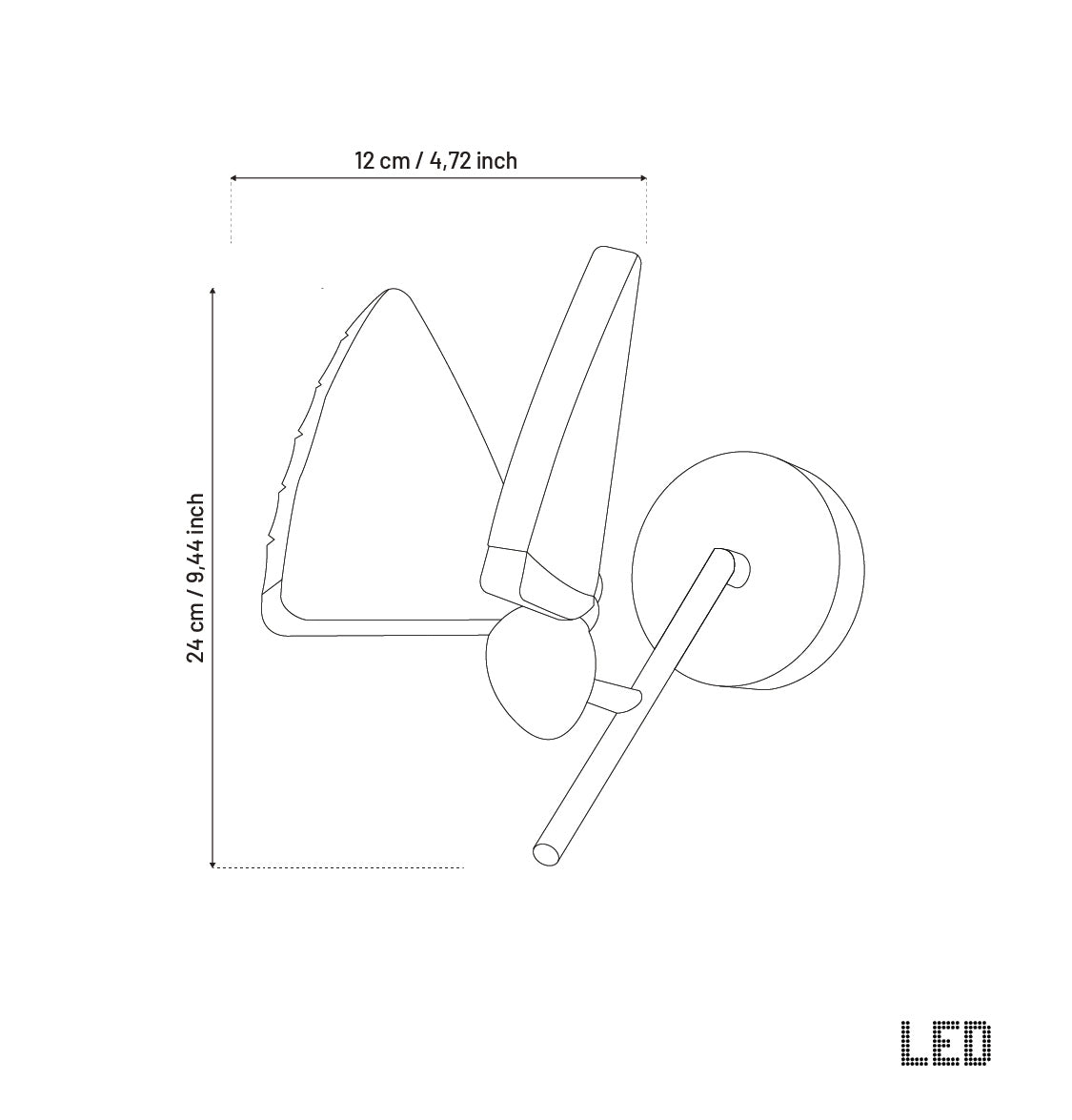 Butterlfy Acrylic Gold Wall Sconce - Heka Lighting & Trading Limited