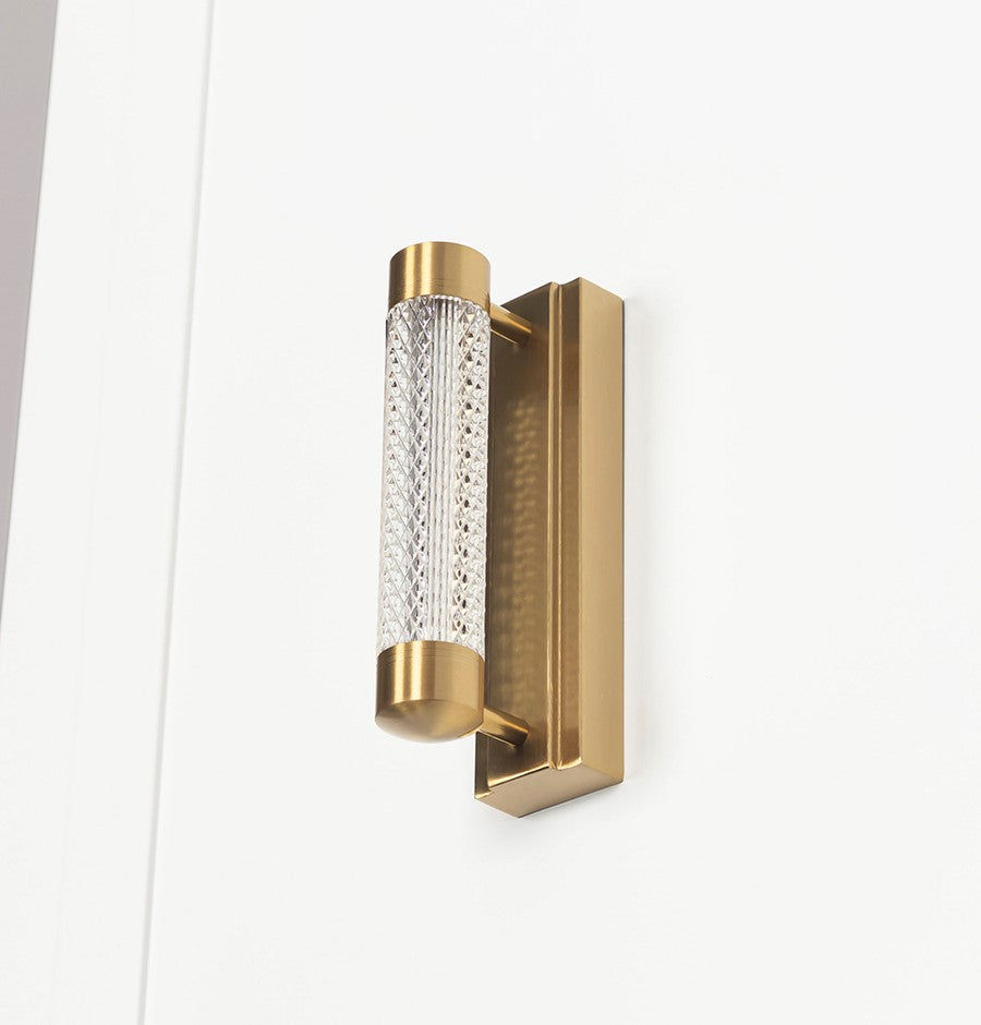 Alabanda Single Transparent Acrylic Antique Led Wall Sconce - Heka Lighting & Trading Limited