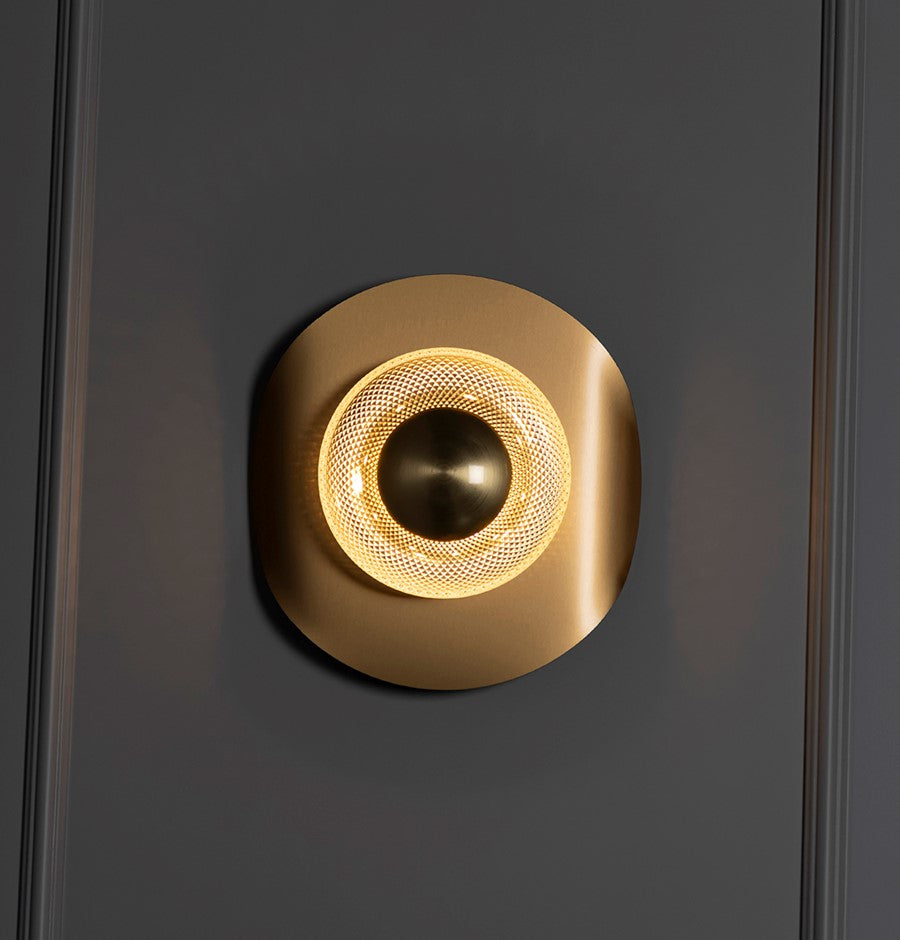 Pedesa Single Frosted Glass Antique Led Wall Sconce - Heka Lighting & Trading Limited