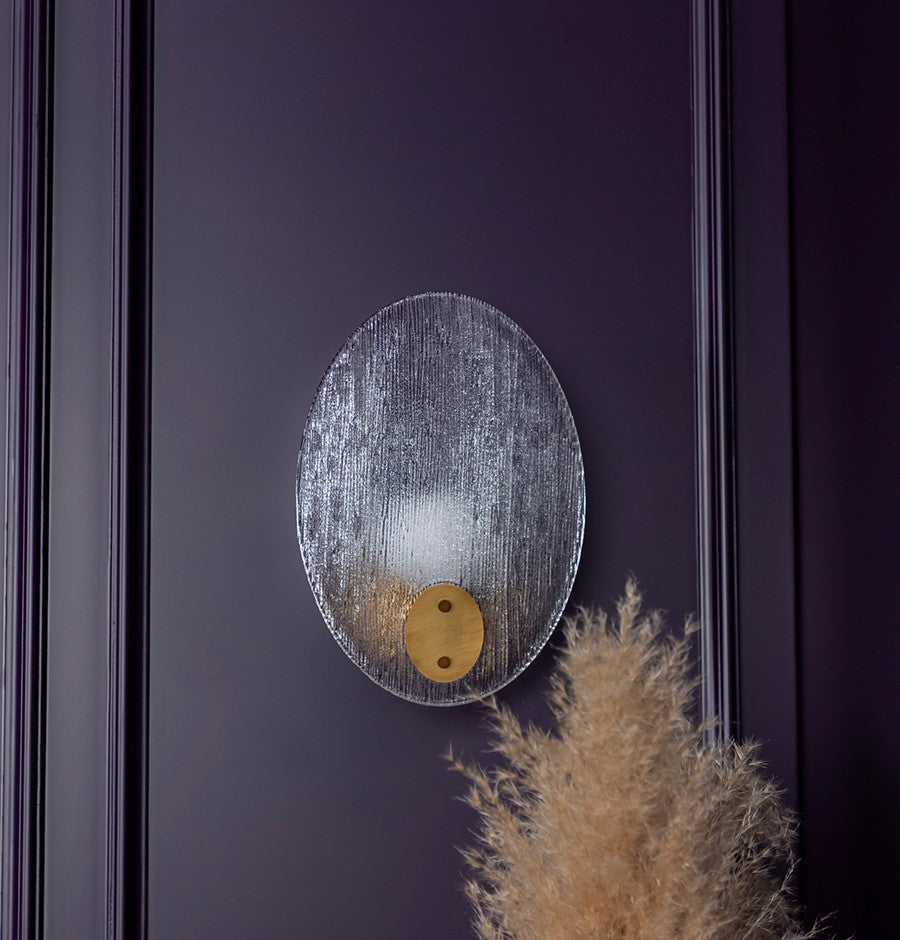 Gana White Frosted Glass Antique Wall Sconce - Heka Lighting & Trading Limited