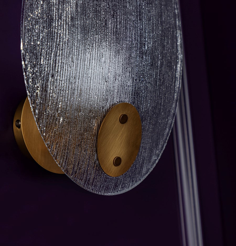 Gana White Frosted Glass Antique Wall Sconce - Heka Lighting & Trading Limited