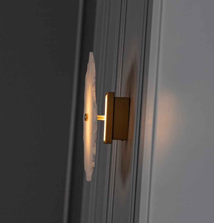 Antwerp Single White Marble Antique Led Wall Sconce - Heka Lighting & Trading Limited