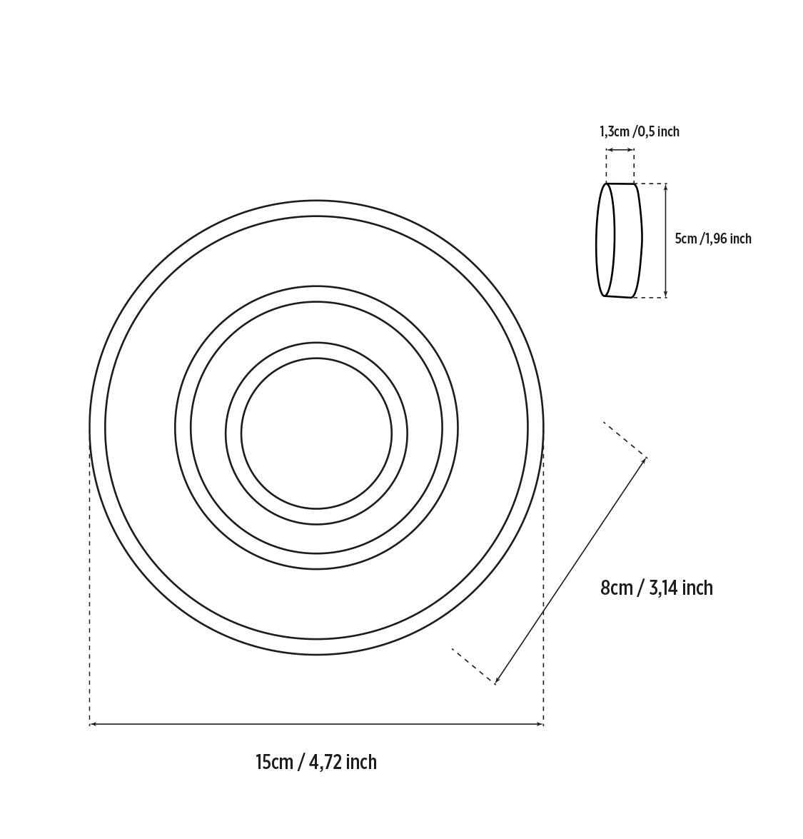 Labranda Single Honey Glass Black Led Wall Sconce 15 Cm - Heka Lighting & Trading Limited